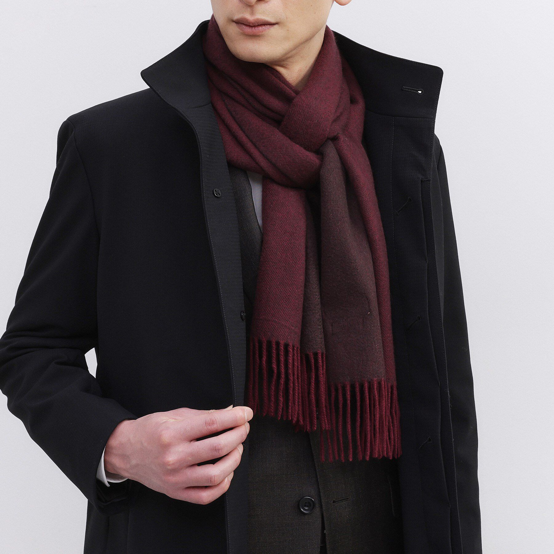 TAKEO KIKUCHI「【洗えるベビーカシミヤ】 ベビーカシミヤ無地マフラー」|ストール|