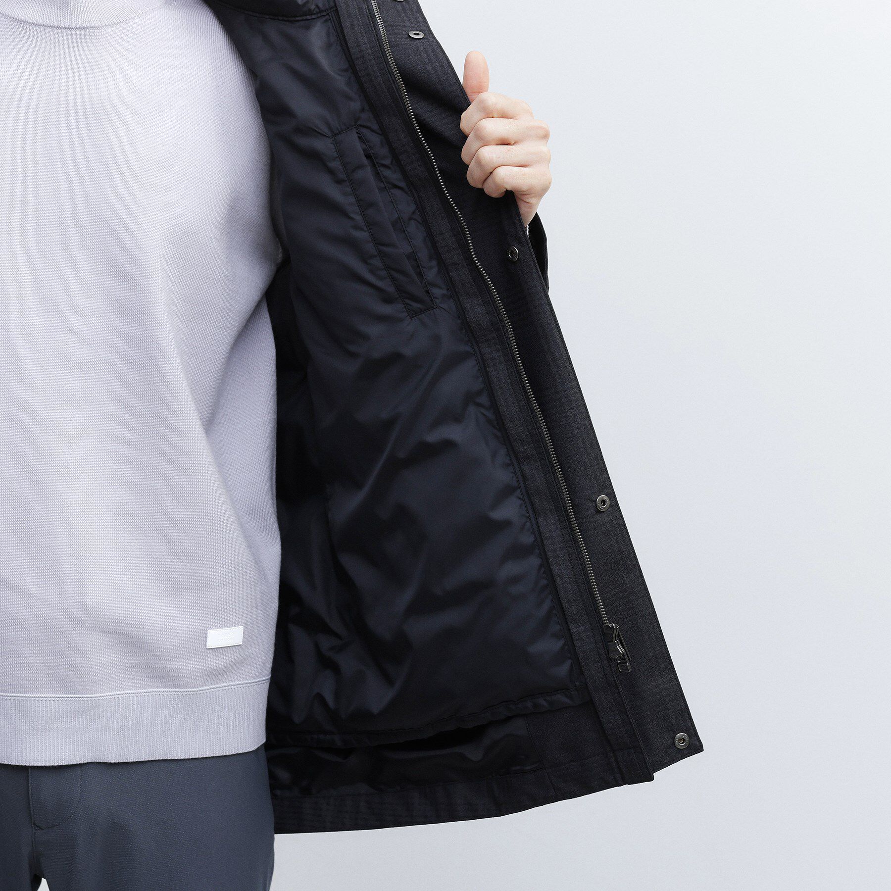 TAKEO KIKUCHI「【3WAY】グレンチェック ダウンライナー ブルゾン」|ブルゾン・スタジャン|