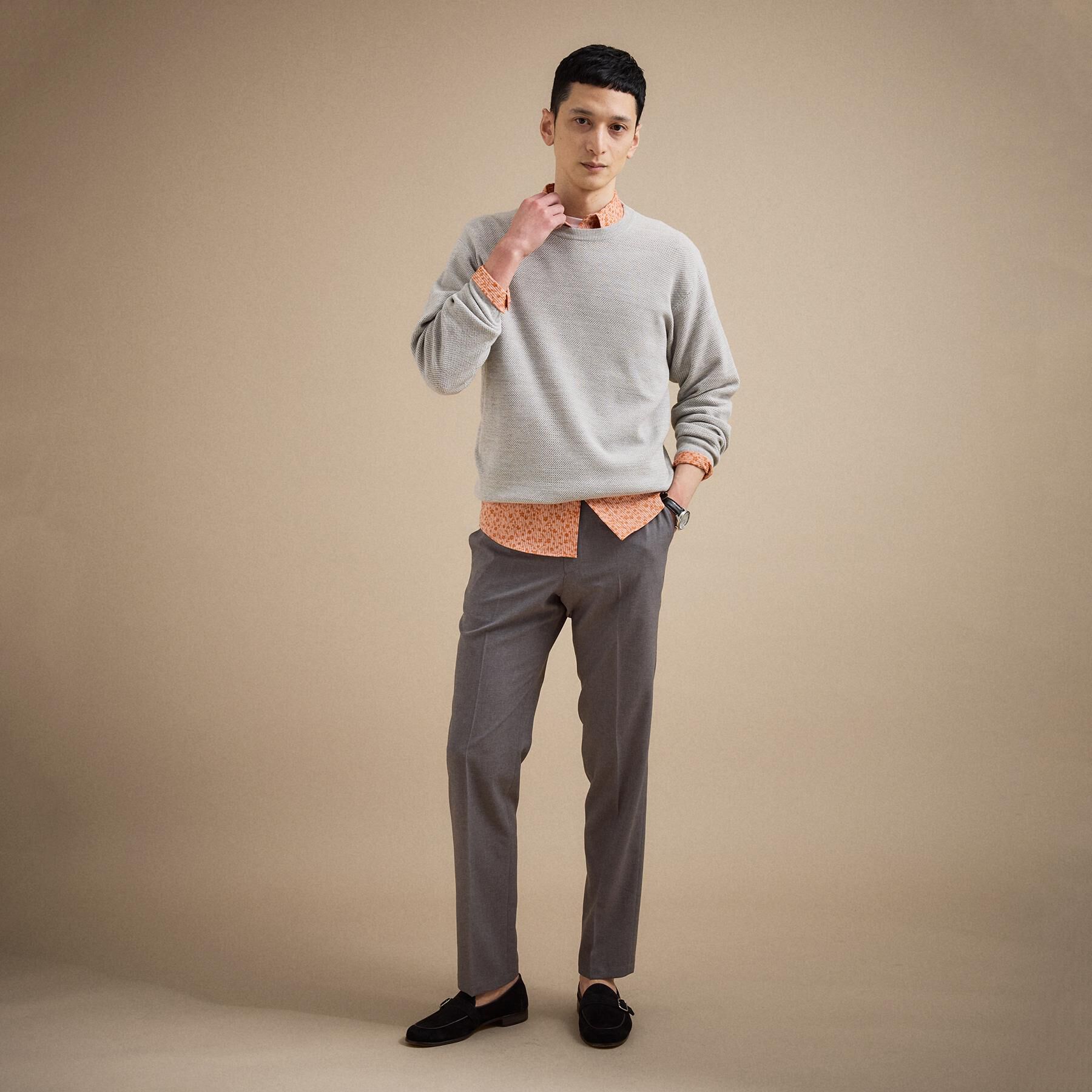 TAKEO KIKUCHI「【洗える】カラースプリングニット」|ニット・セーター|