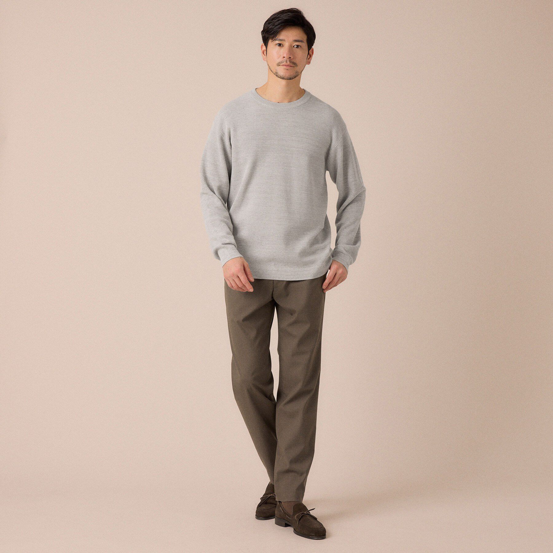 TAKEO KIKUCHI「【洗える】カラースプリングニット」|ニット・セーター|