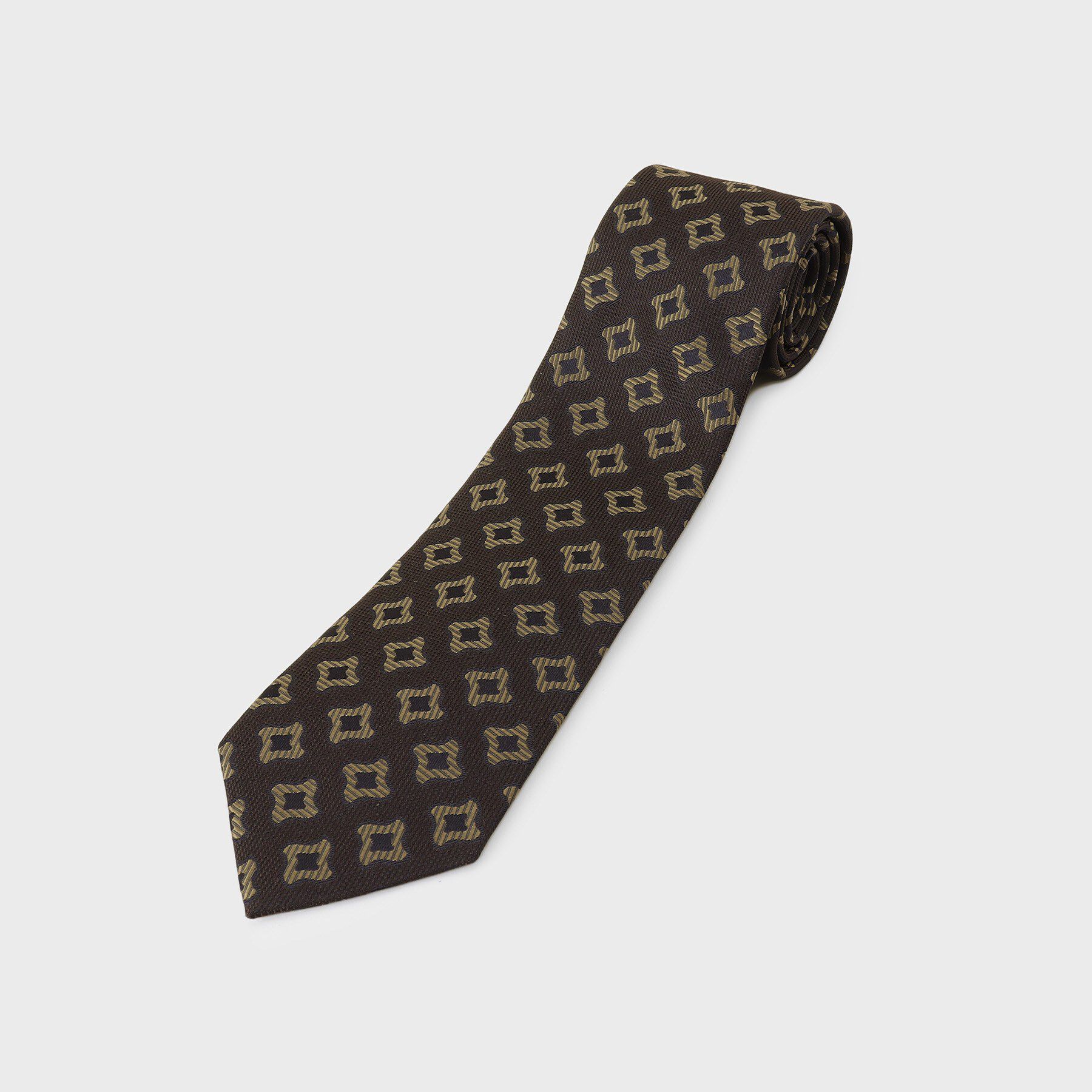 TAKEO KIKUCHI「【縁起の良いネクタイ】PNJ 千鳥ジオメトリックネクタイ」|ネクタイ・蝶ネクタイ|