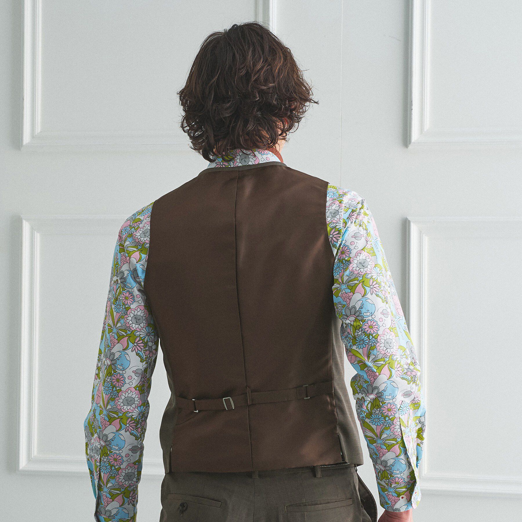 TAKEO KIKUCHI「【BOWLER HAT LABEL】TWトロピカルシャンブレー JAZZベスト」|スーツ|