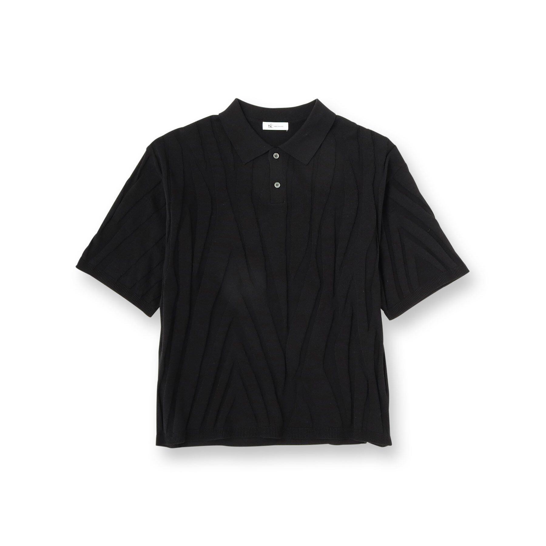 tk.TAKEO KIKUCHI「ジャカードニットポロ」|ニット・セーター|