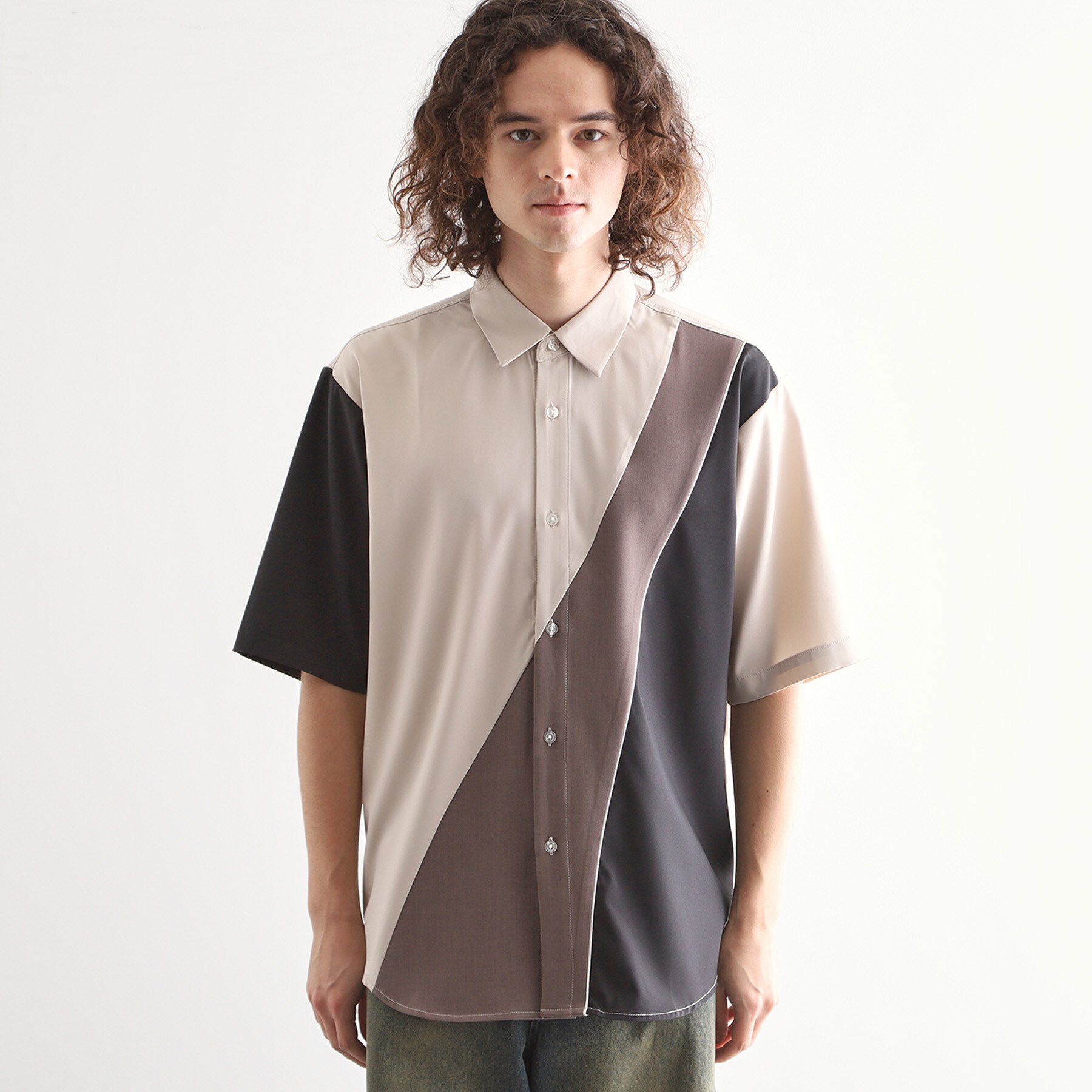 tk.TAKEO KIKUCHI「カーブスイッチシャツ」|シャツ・ブラウス|