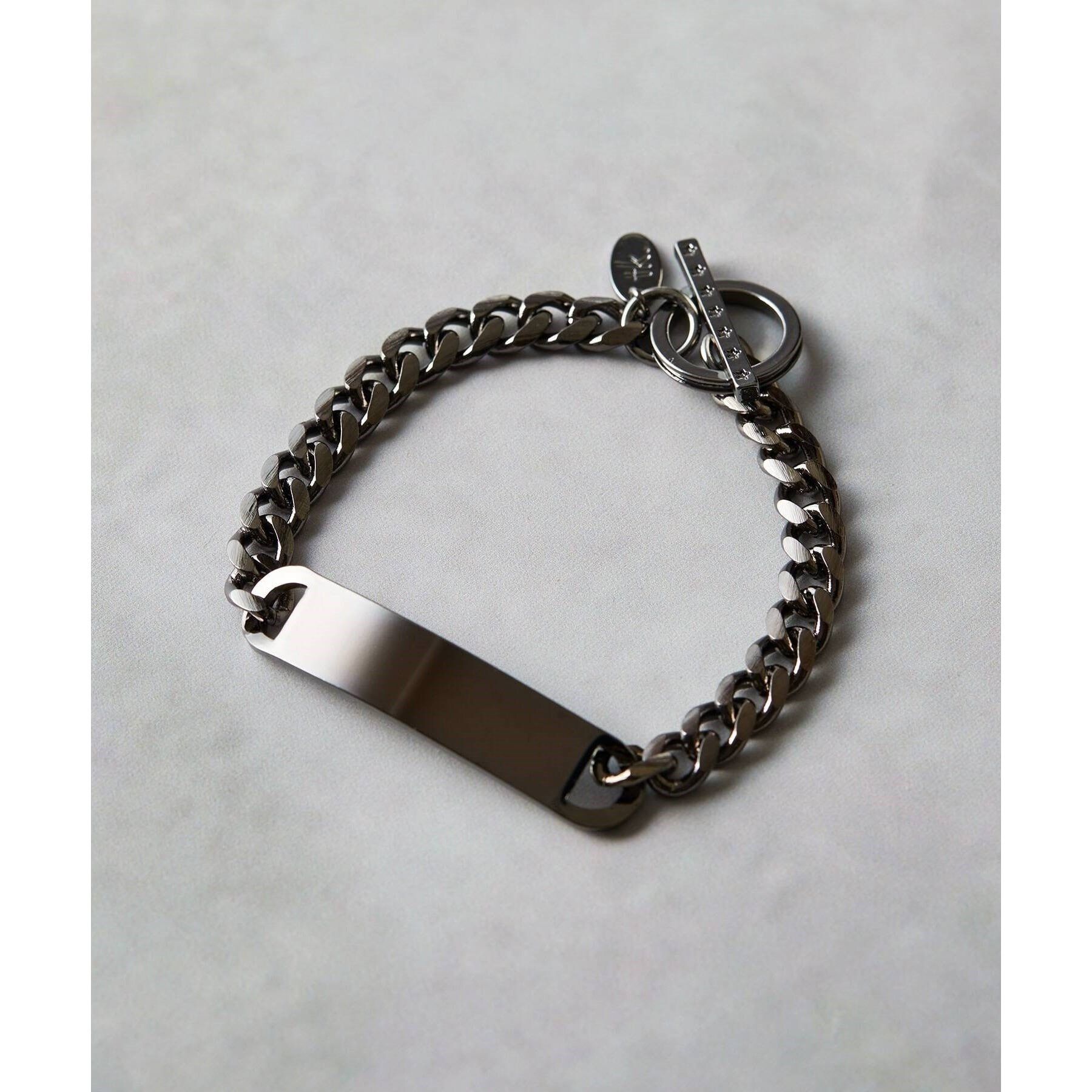 tk.TAKEO KIKUCHI「ASSORT DESIGN CHAIN BRACELET / アソートデザインチェーンブレスレット」|ブレスレット・バングル|ブラック(219)