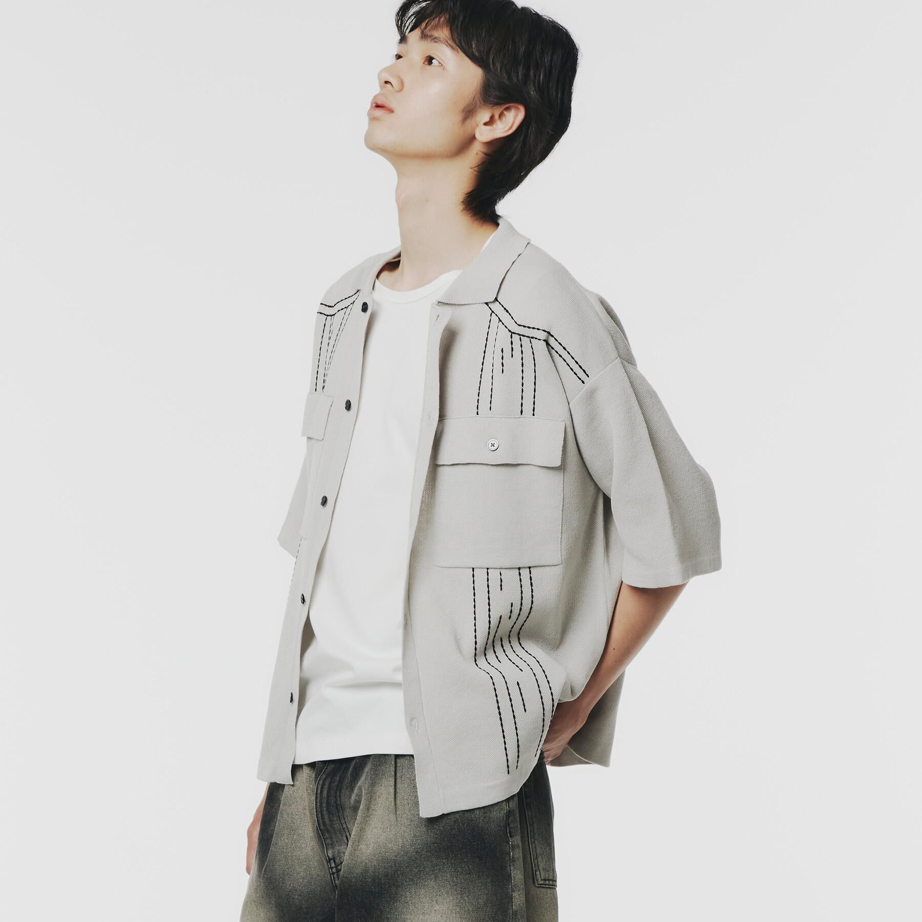 tk.TAKEO KIKUCHI「ウェスタンポロカーディガン」|カーディガン|