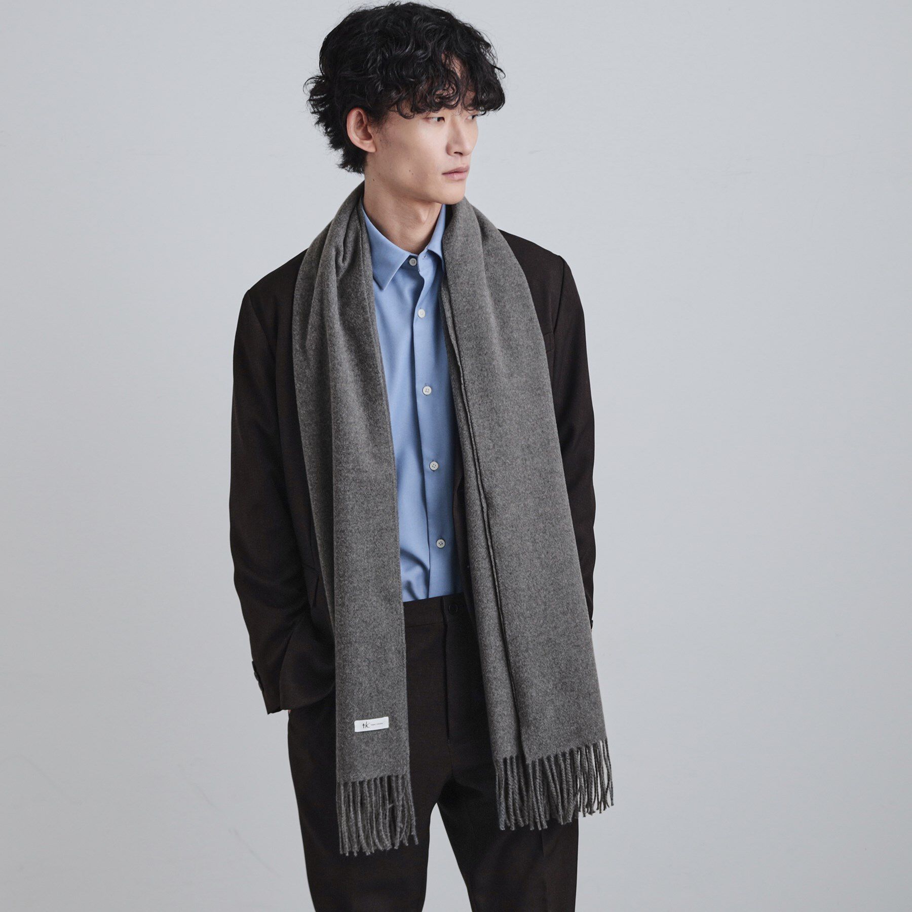 tk.TAKEO KIKUCHI「ソフトワイドマフラー」|ストール|