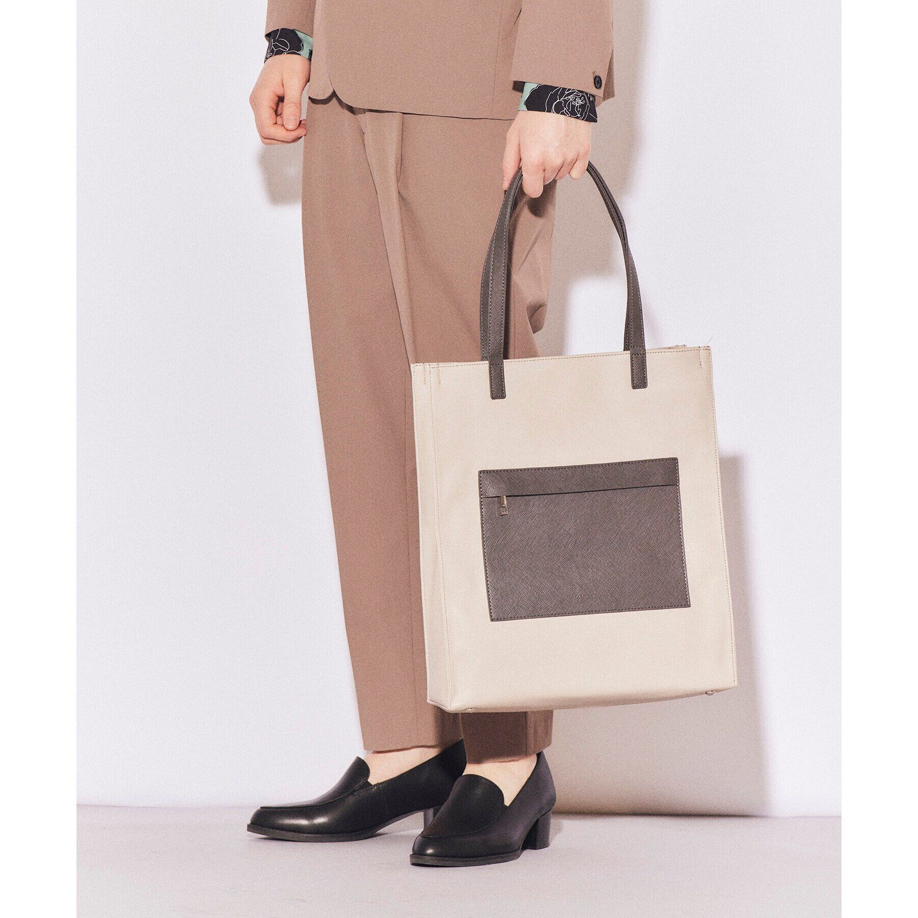 tk.TAKEO KIKUCHI「サフィアーノ2WAYトートバッグ」|トートバッグ|ベージュ(252)