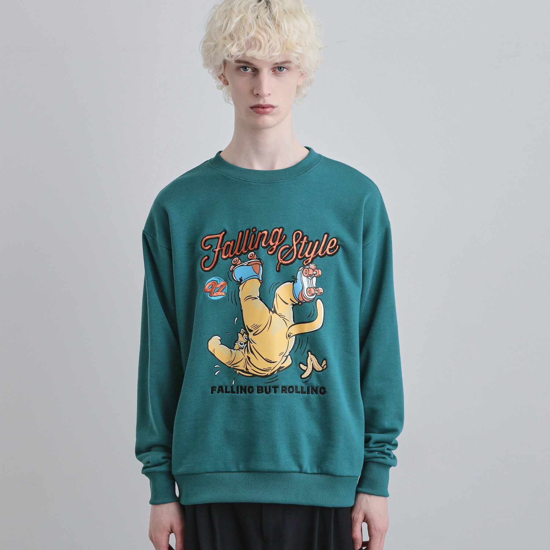 tk.TAKEO KIKUCHI「ポップ刺繍スウェット」|パーカー|