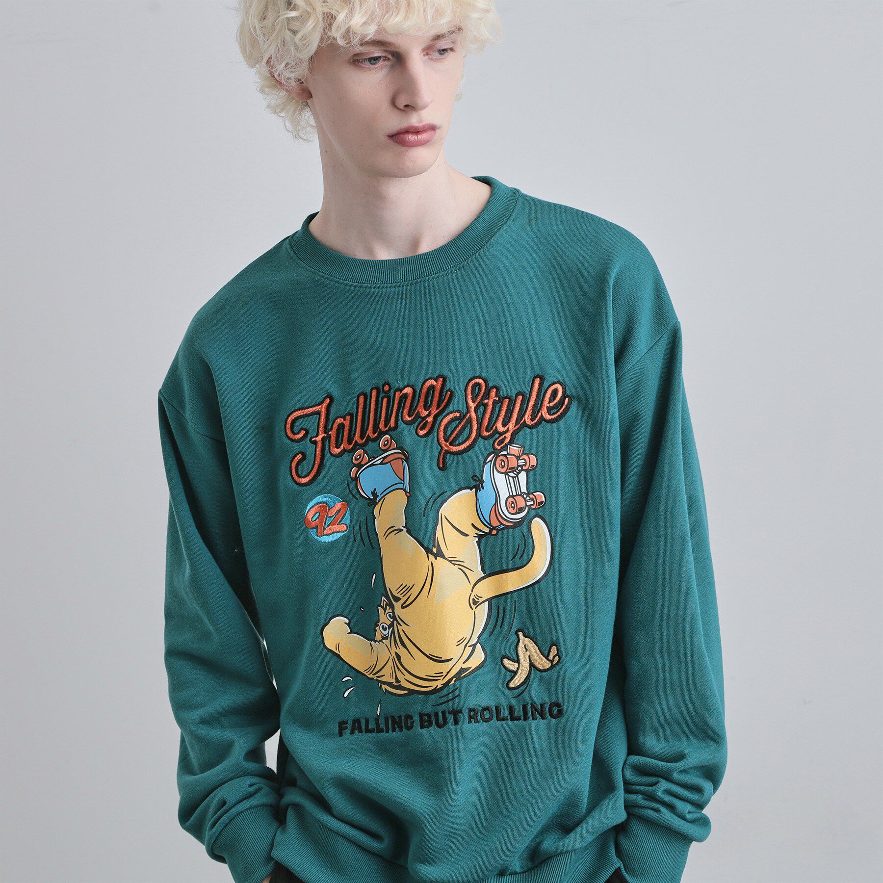 tk.TAKEO KIKUCHI「ポップ刺繍スウェット」|パーカー|