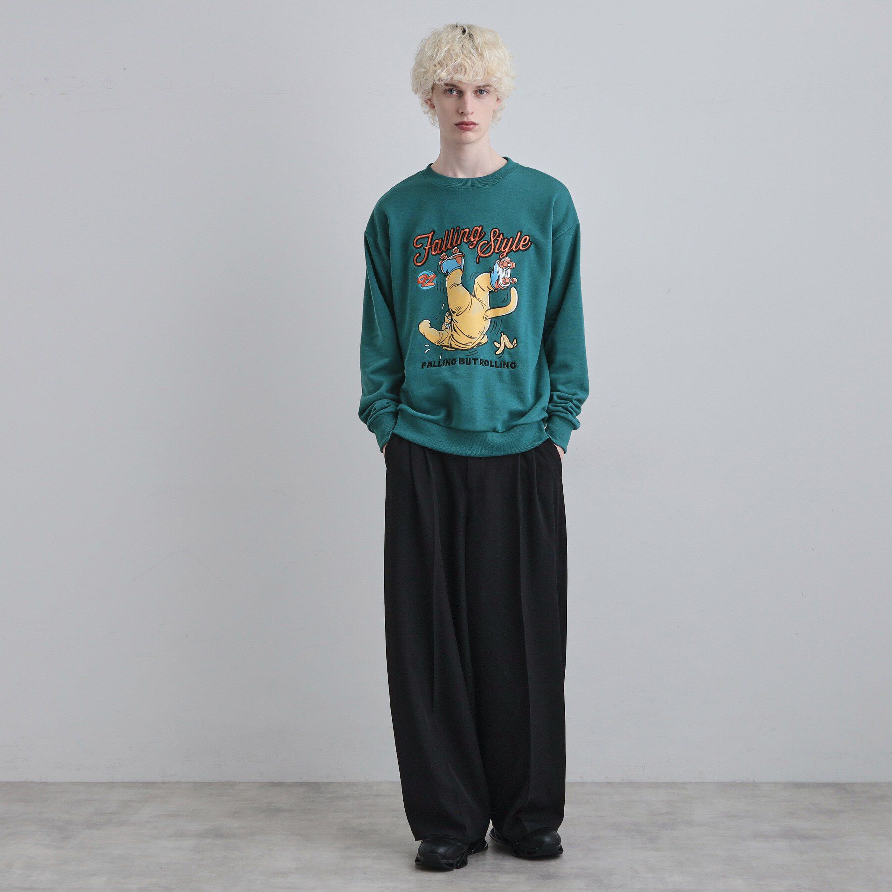 tk.TAKEO KIKUCHI「ポップ刺繍スウェット」|パーカー|