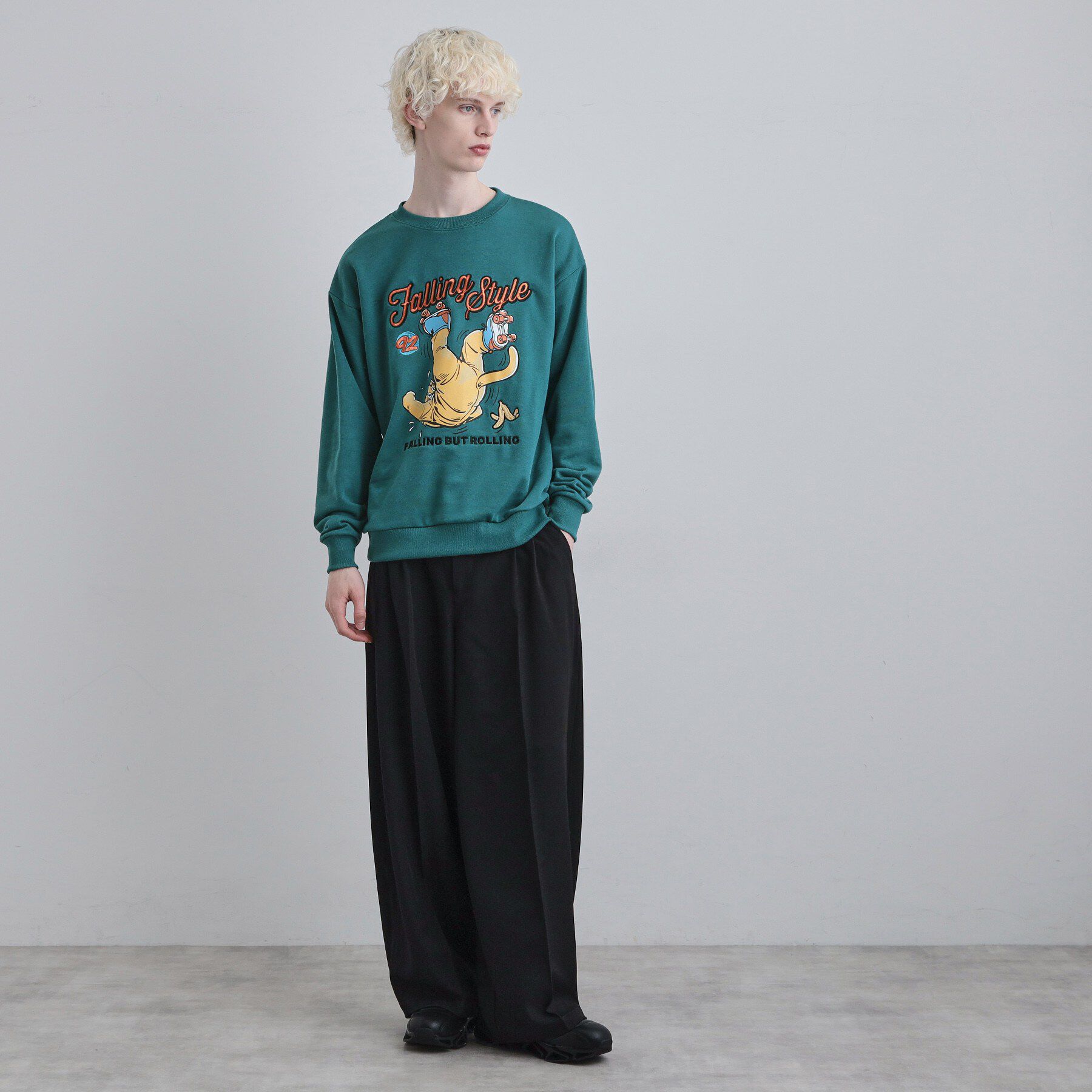 tk.TAKEO KIKUCHI「ポップ刺繍スウェット」|パーカー|