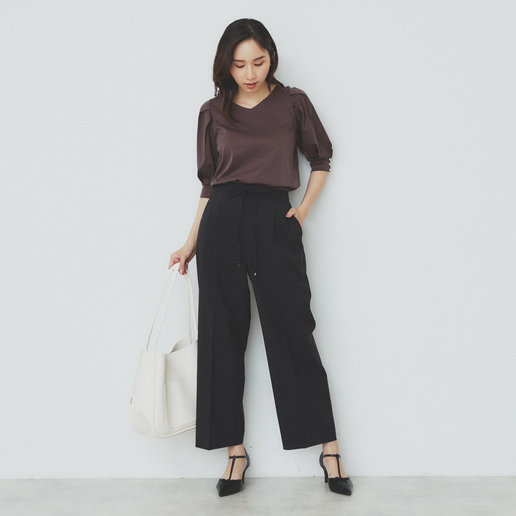 index「ストレッチ2タックワイドパンツ【洗濯機洗い可/接触冷感/吸水速乾】」|その他|