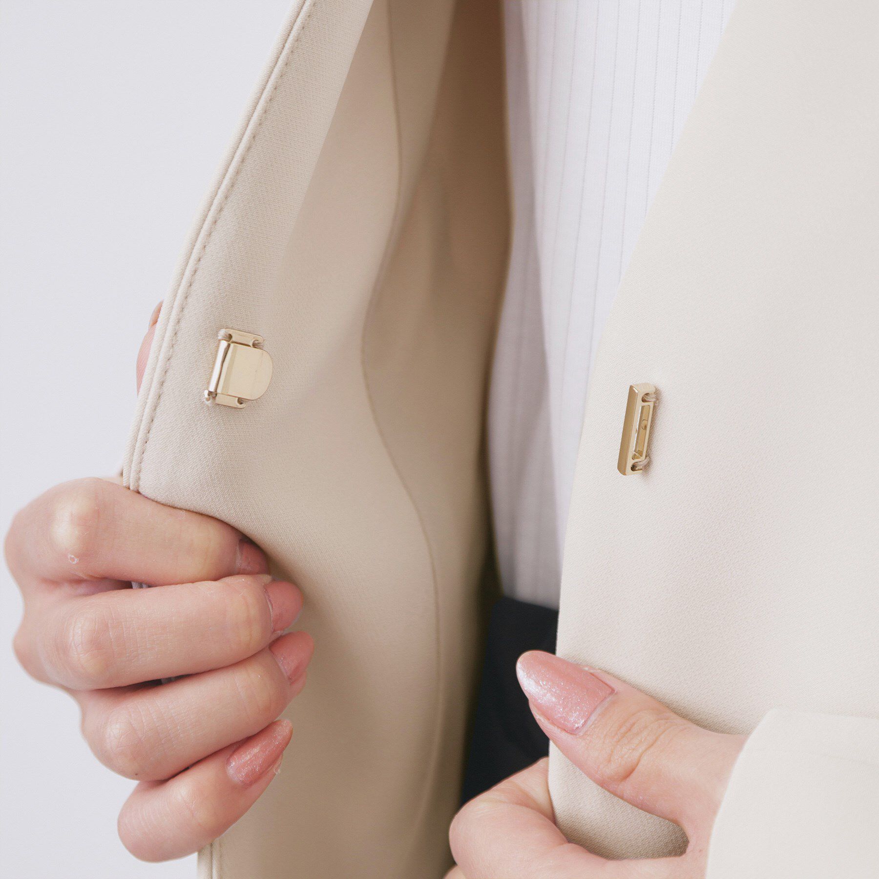 index「ストレッチノーカラージャケット/セットアップ対応【洗濯機洗い可/イージーアイロン/防シワ】」|ノーカラージャケット|