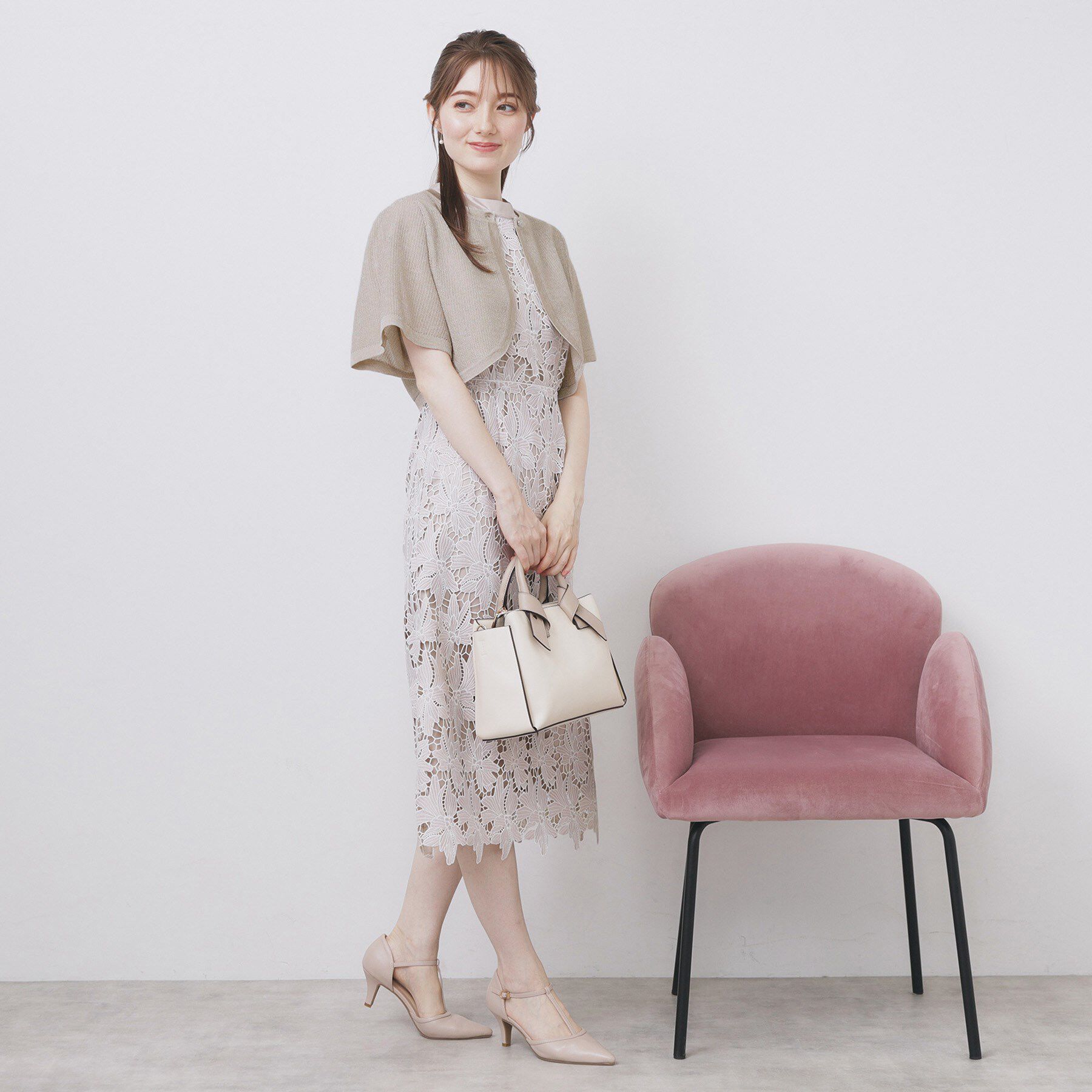 index「ビジュー釦ラメボレロカーディガン【洗濯機OK/抗ピル】」|カーディガン|