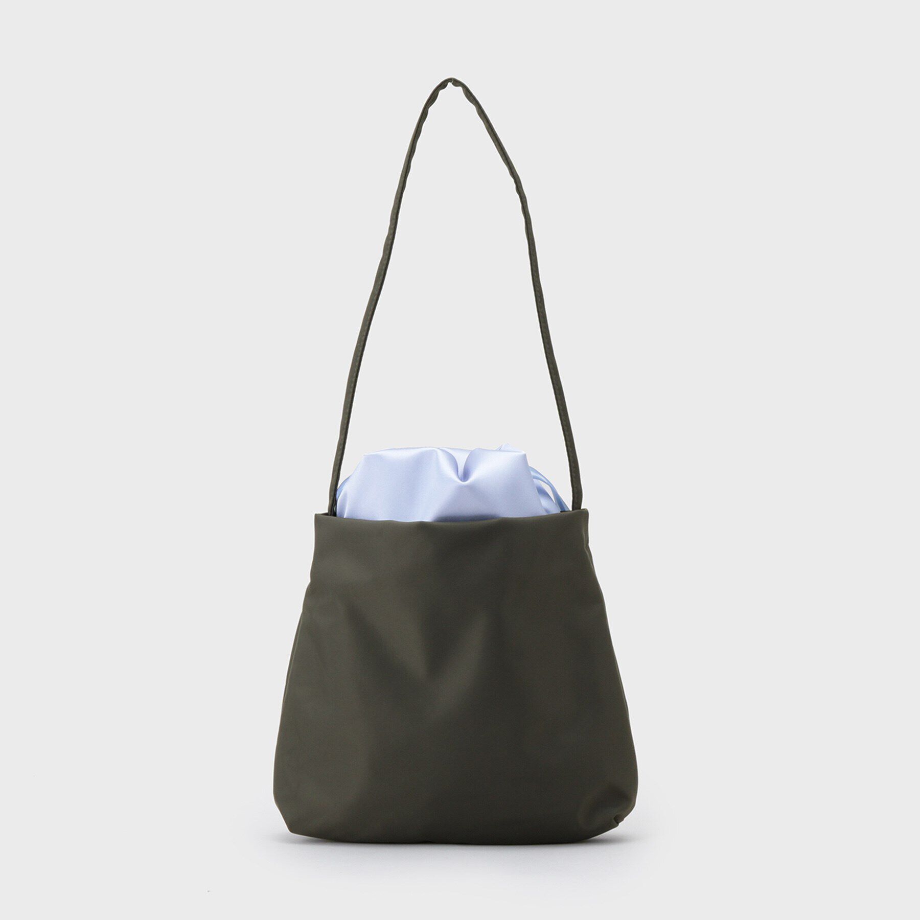 OPAQUE.CLIP「サテンコンビ巾着ワンショルダーバッグ」|ショルダー・メッセンジャー|