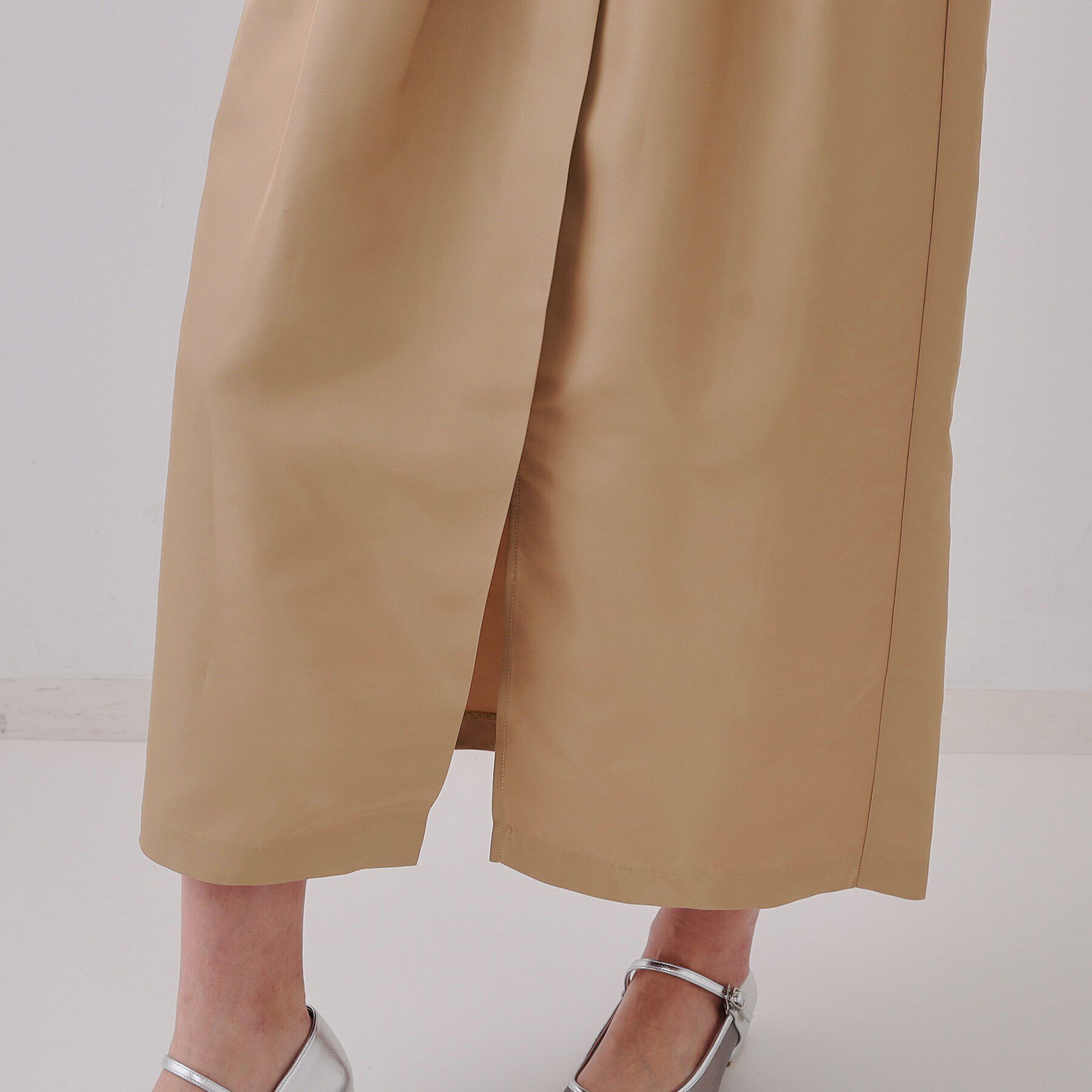 OPAQUE.CLIP「オーガンジータックコクーンスカート【洗濯機洗い可】」|スカート|