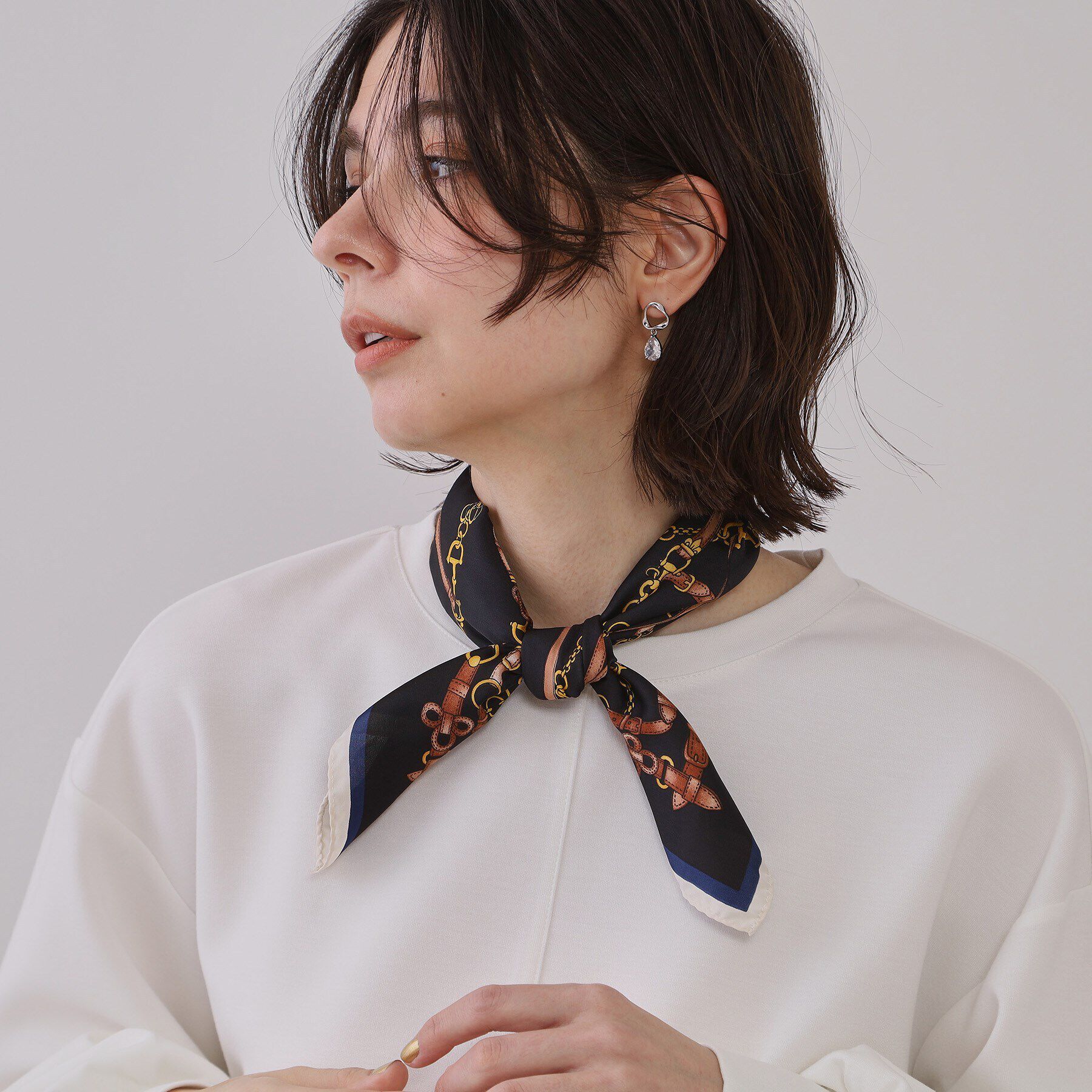 OPAQUE.CLIP「柄アソートスクエアスカーフ」|バンダナ・スカーフ|