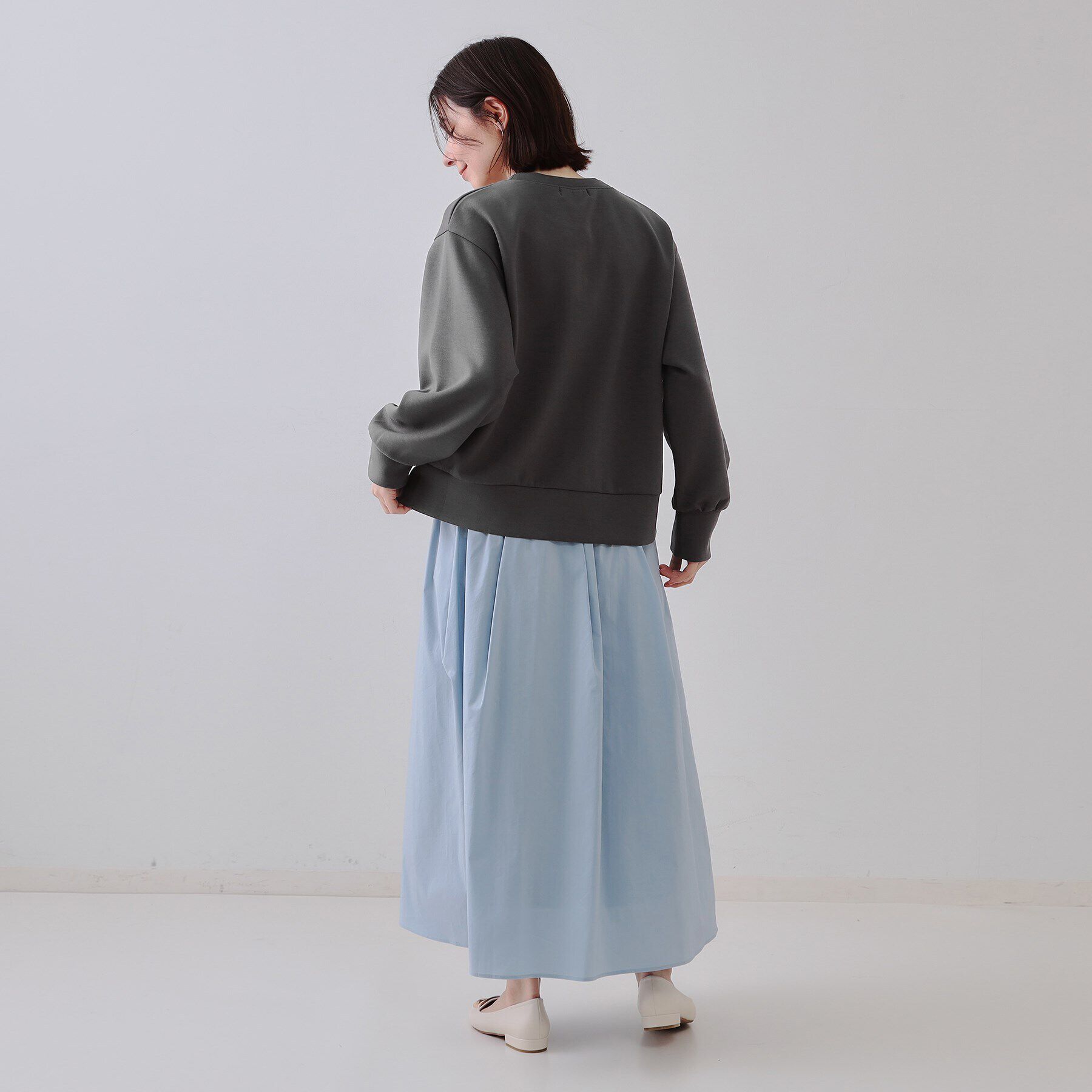 OPAQUE.CLIP「スナップボタンカーディガン【洗濯機洗い可】」|カーディガン|