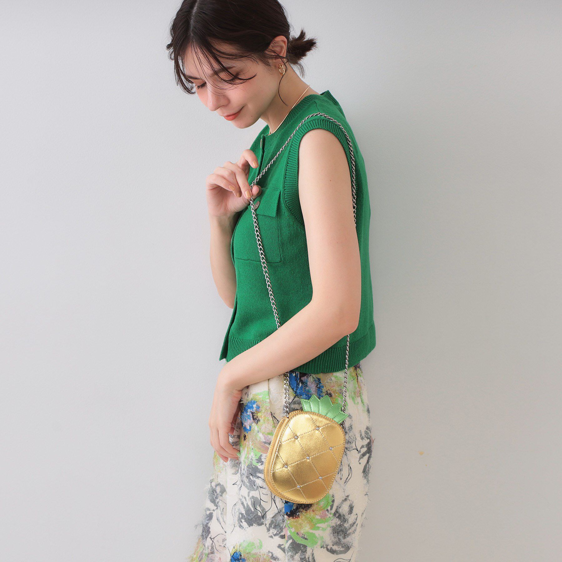 OPAQUE.CLIP「トロピカルメタリックミニショルダーバッグ」|ショルダー・メッセンジャー|