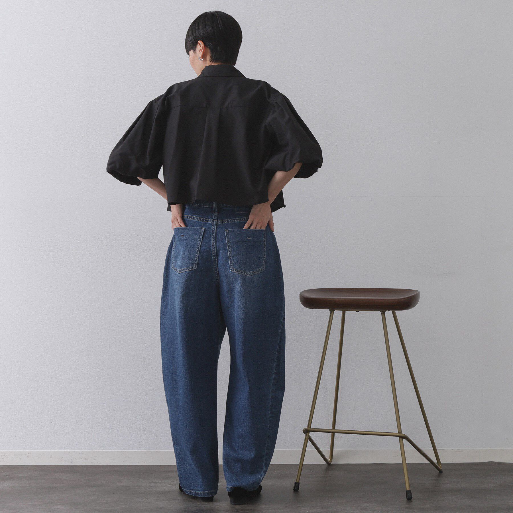 OPAQUE.CLIP「バルーンスリーブシャツ【洗濯機洗い可】」|シャツ・ブラウス|