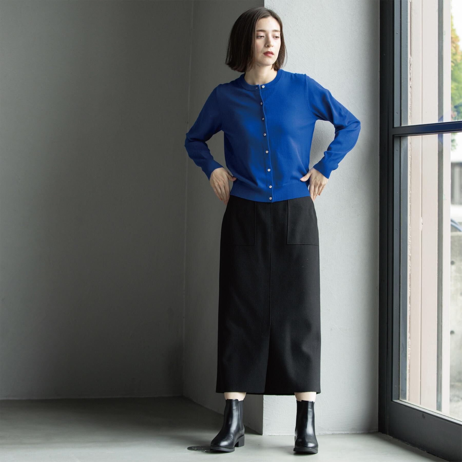 OPAQUE.CLIP「ウールライクタイトスカート【洗濯機洗い可】《8col》」|スカート|