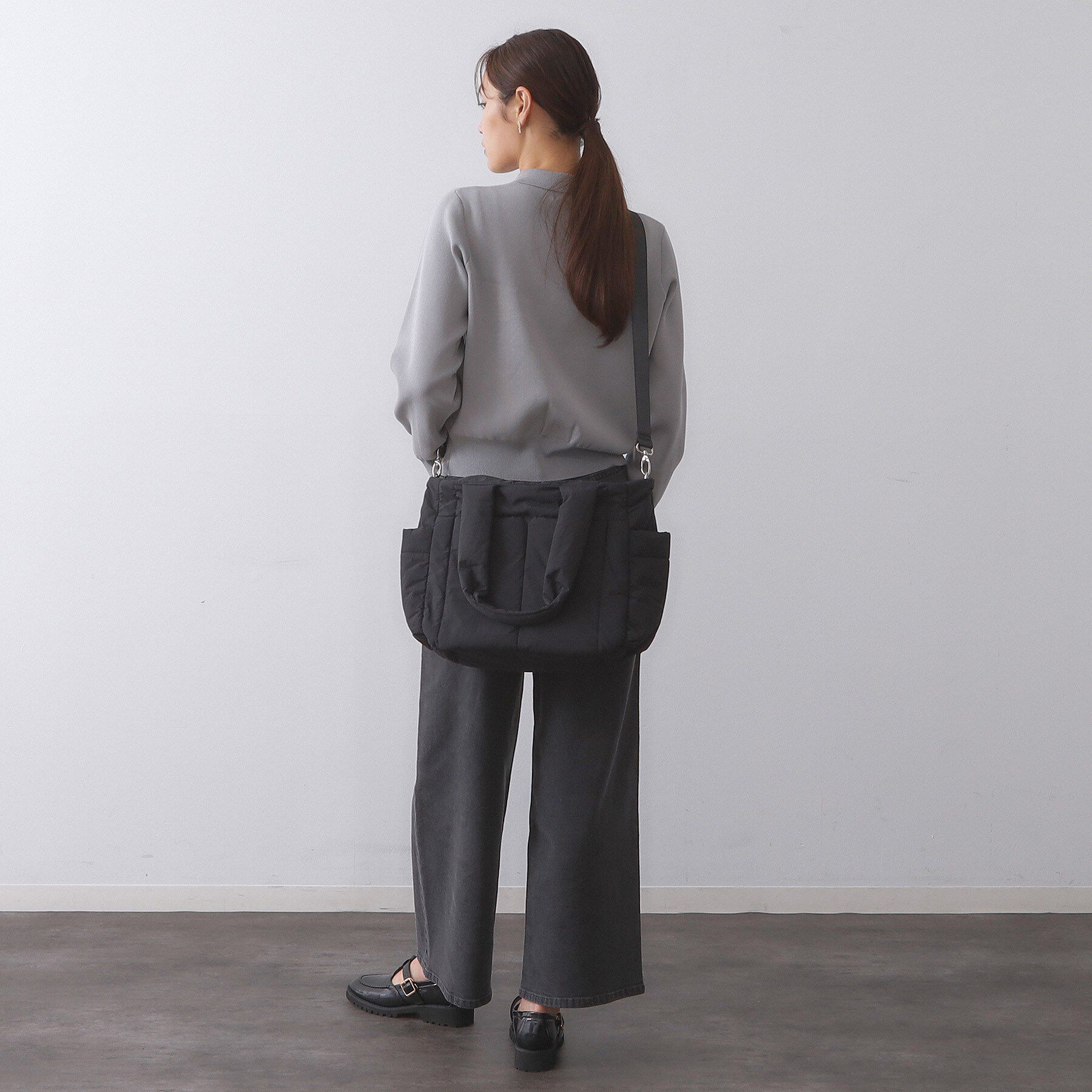 OPAQUE.CLIP「【2WAY/軽量】パフィートラベルビッグトートバッグ」|トートバッグ|