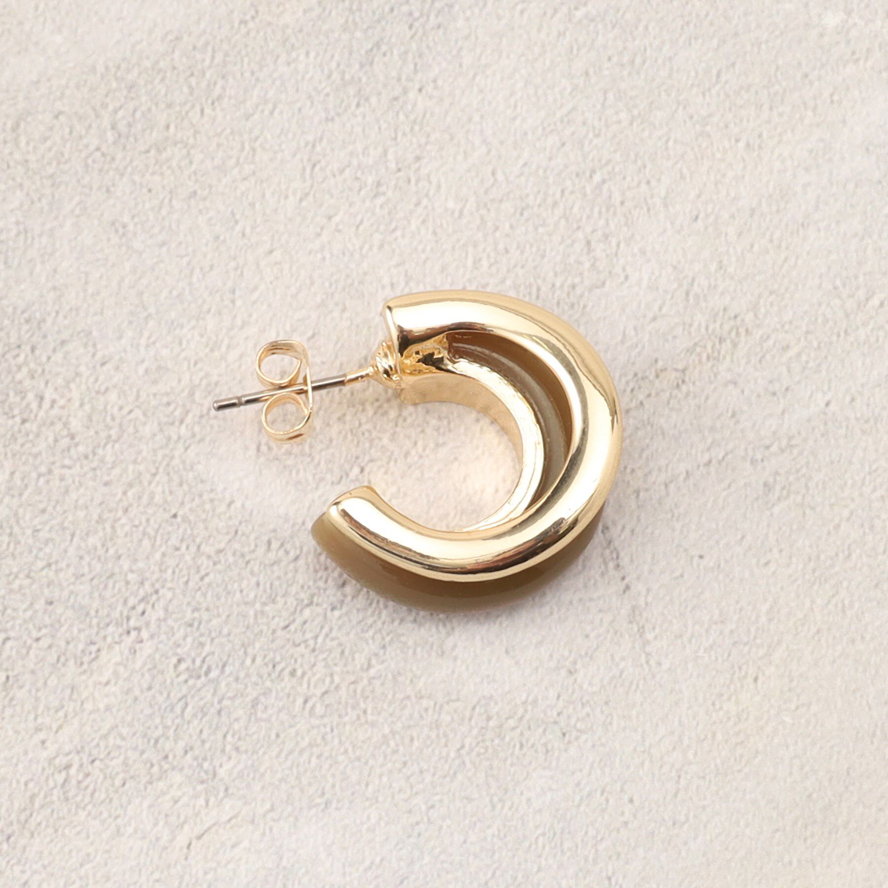 OPAQUE.CLIP「エポ&times;メタル2連ピアス」|ピアス|