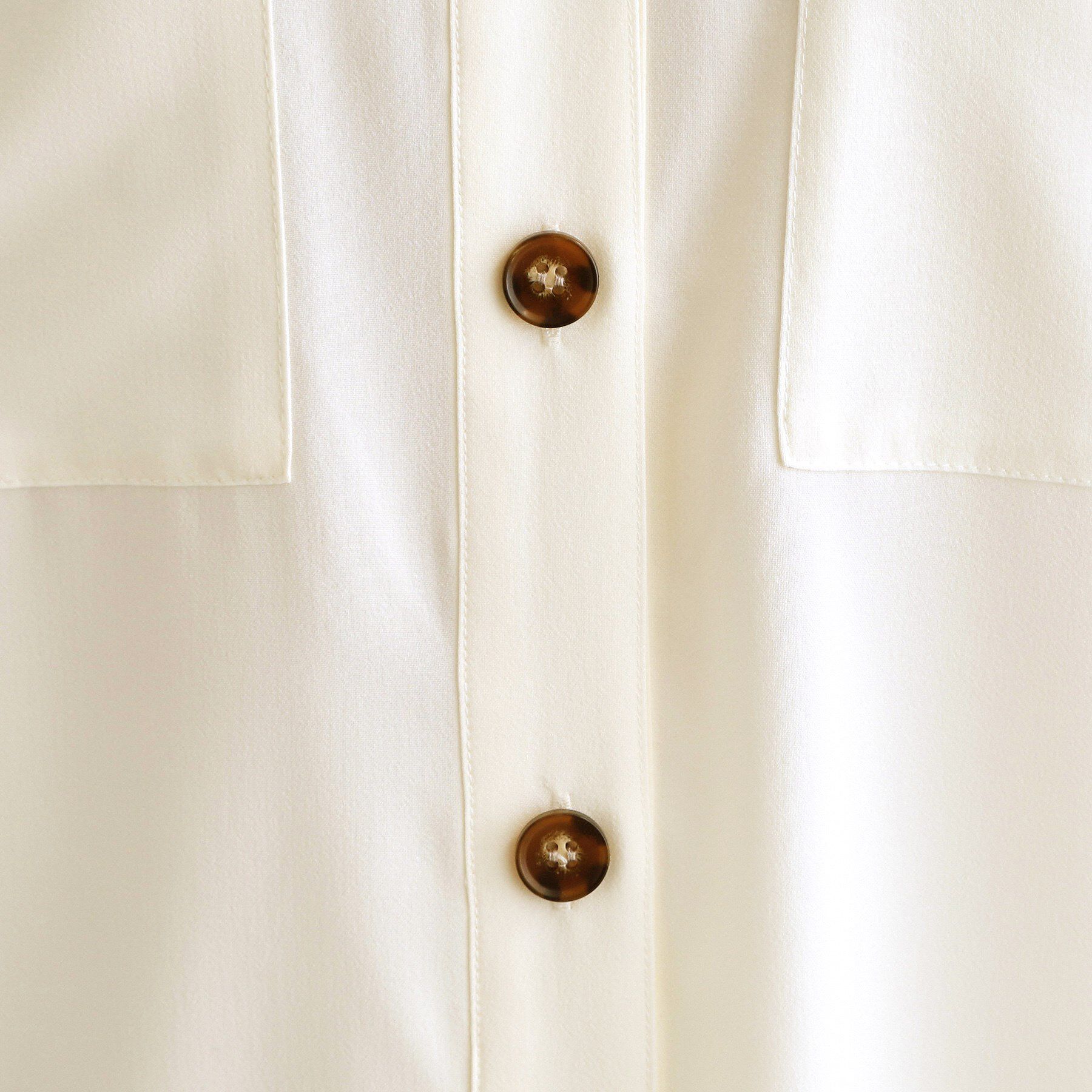 OPAQUE.CLIP「【es】ダブルポケットロングシャツワンピース【洗濯機OK】」|ワンピース|