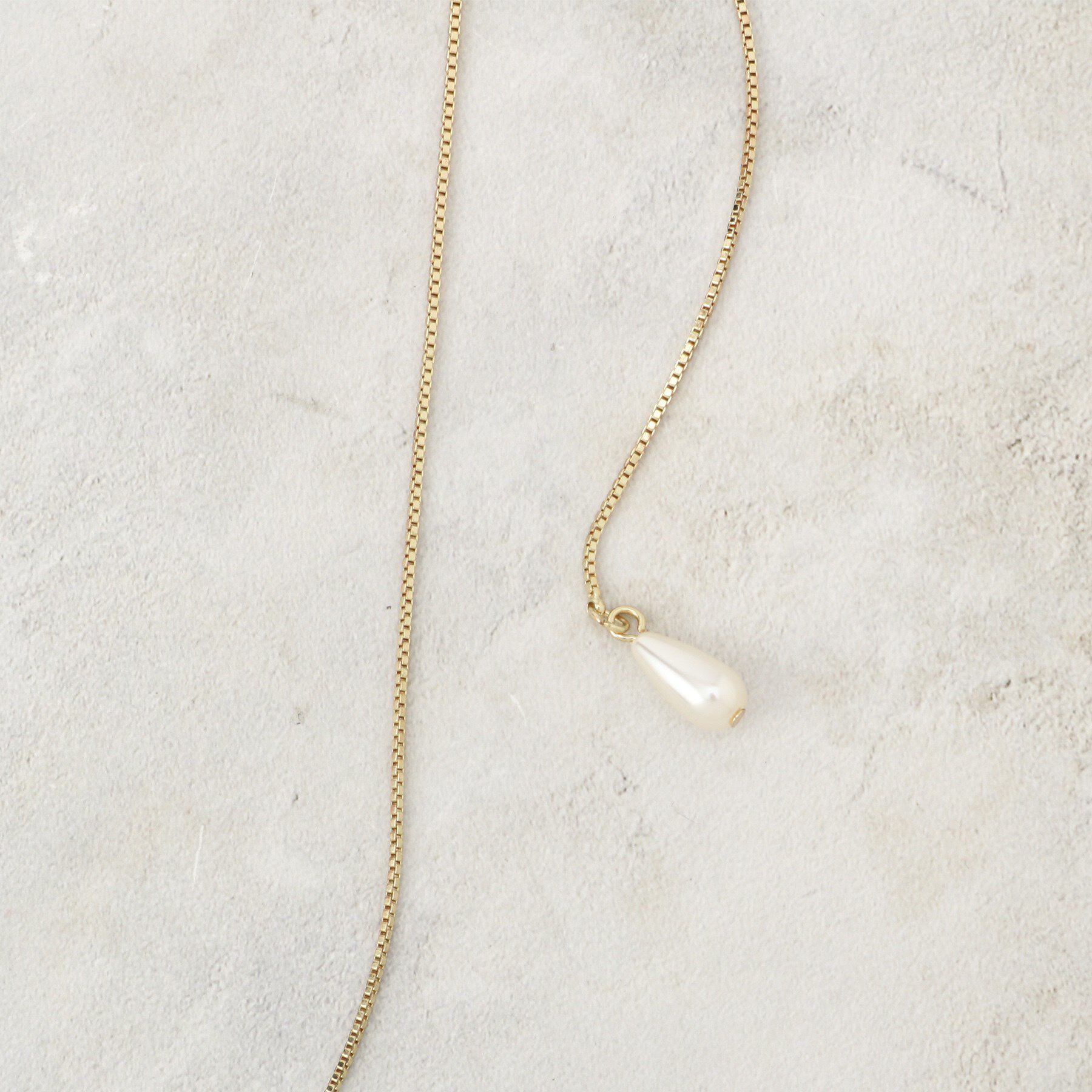 OPAQUE.CLIP「フェイクパール&times;チェーンスライドネックレス」|ネックレス|