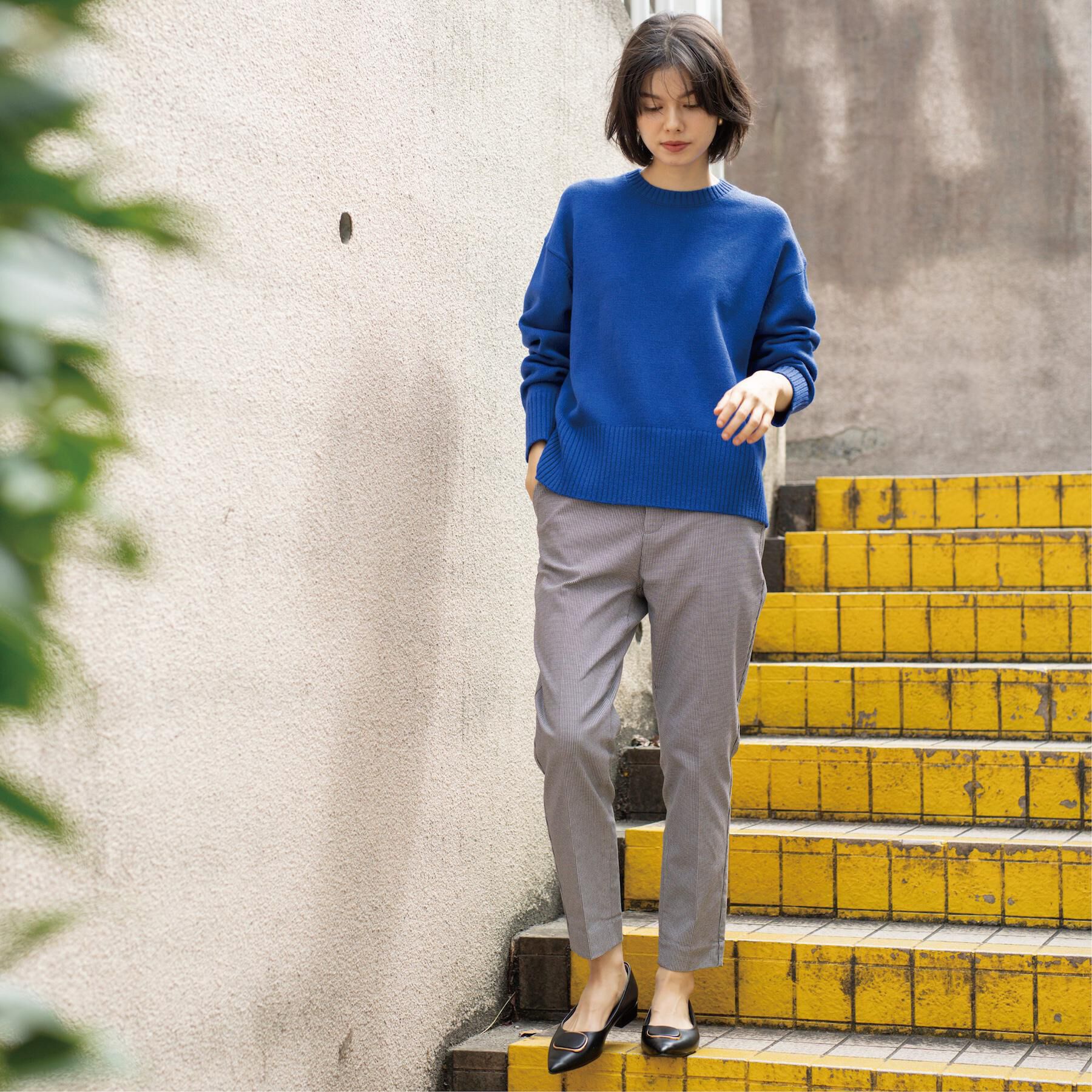 OPAQUE.CLIP「裏起毛ハイストレッチイージーテーパードパンツ【洗濯機OK】」|その他|