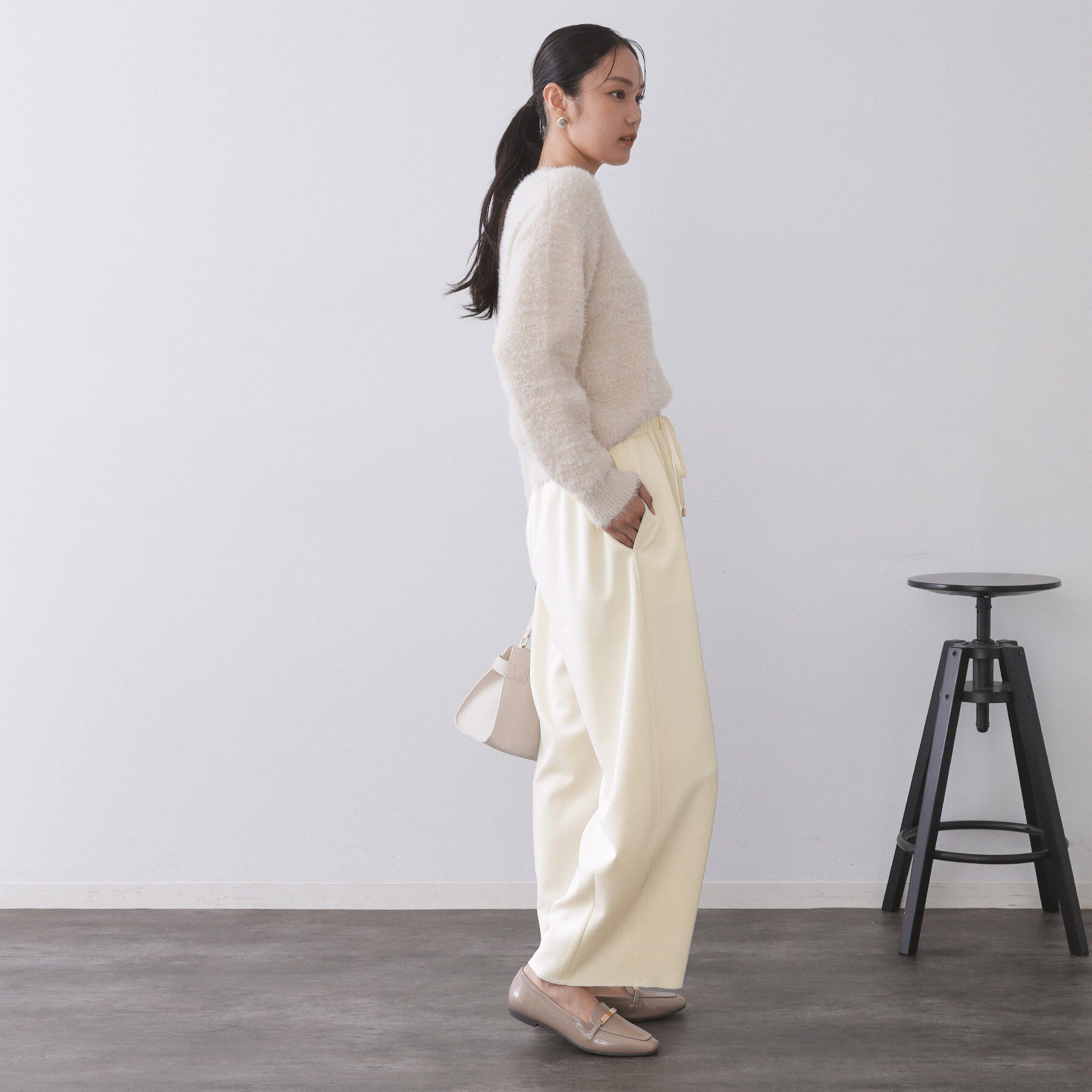 OPAQUE.CLIP「イージーワイドパンツ【洗濯機OK】」|その他|