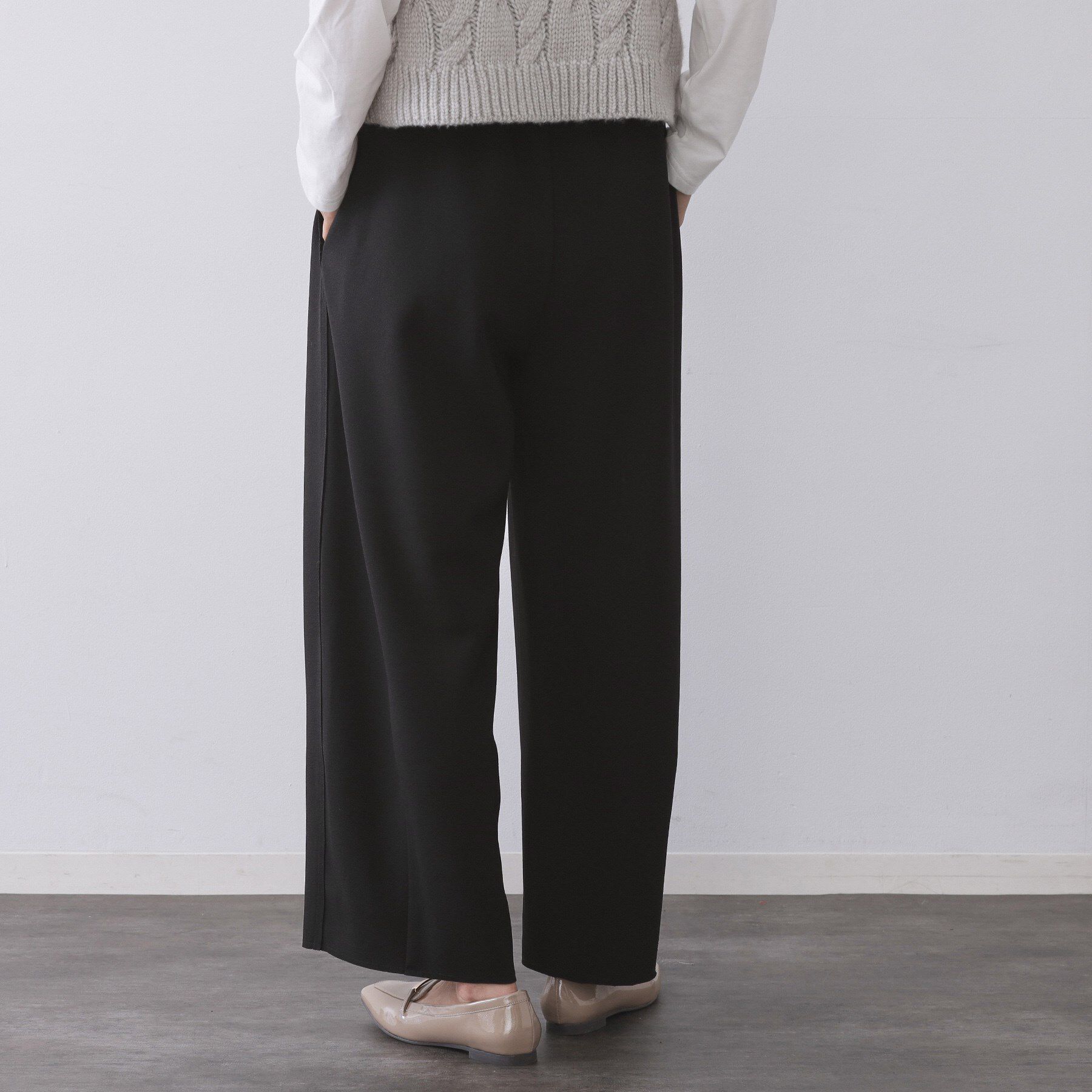 OPAQUE.CLIP「イージーワイドパンツ【洗濯機OK】」|その他|