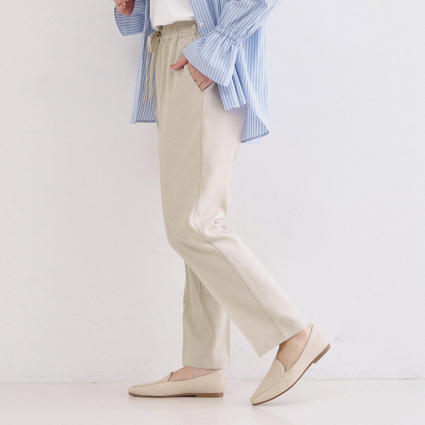 OPAQUE.CLIP「美脚ストレッチイージーテーパードパンツ【洗濯機OK】」|その他|