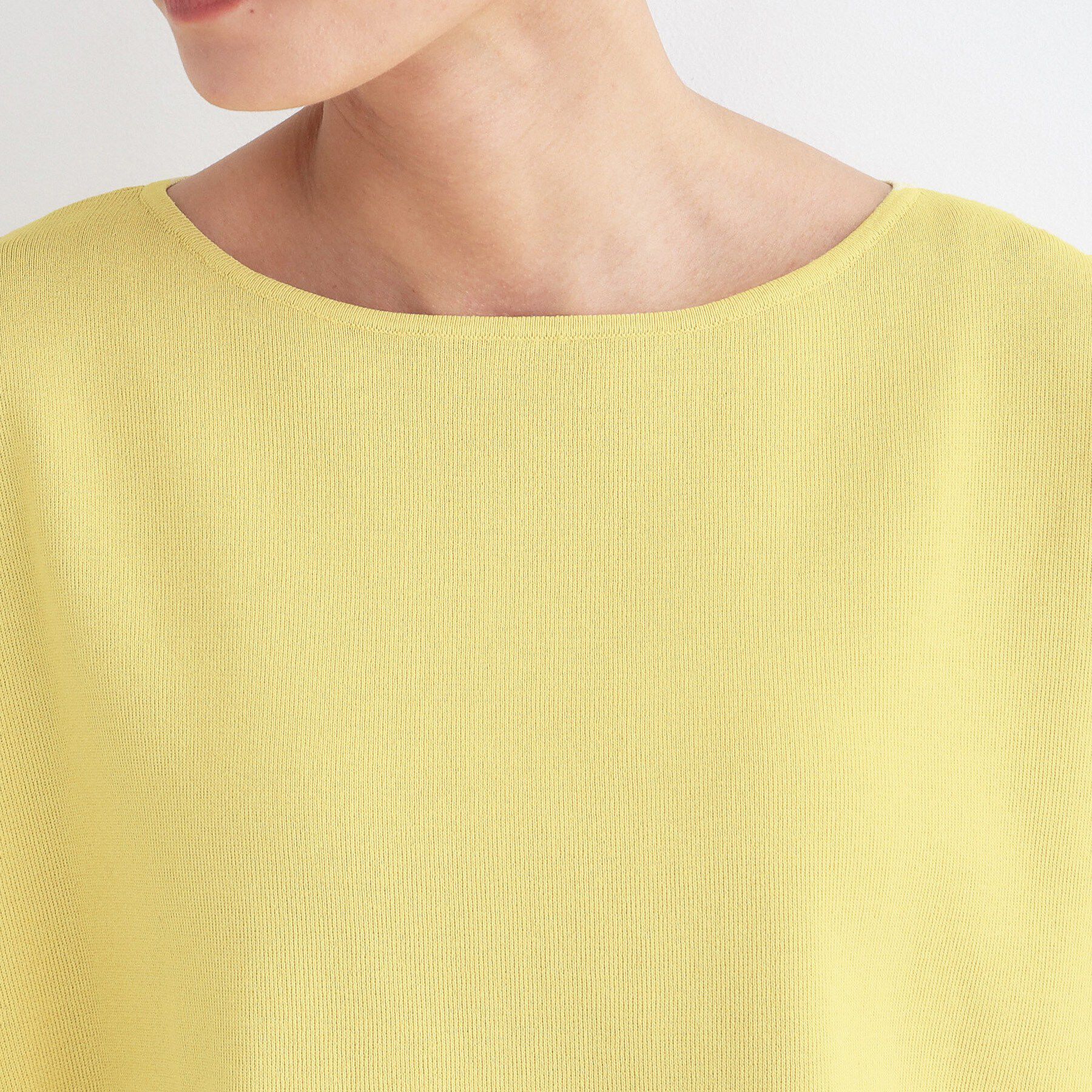 OPAQUE.CLIP「【UVケア/遮熱性】フリルスリーブニット《7col/洗濯機OK》」|ニット・セーター|