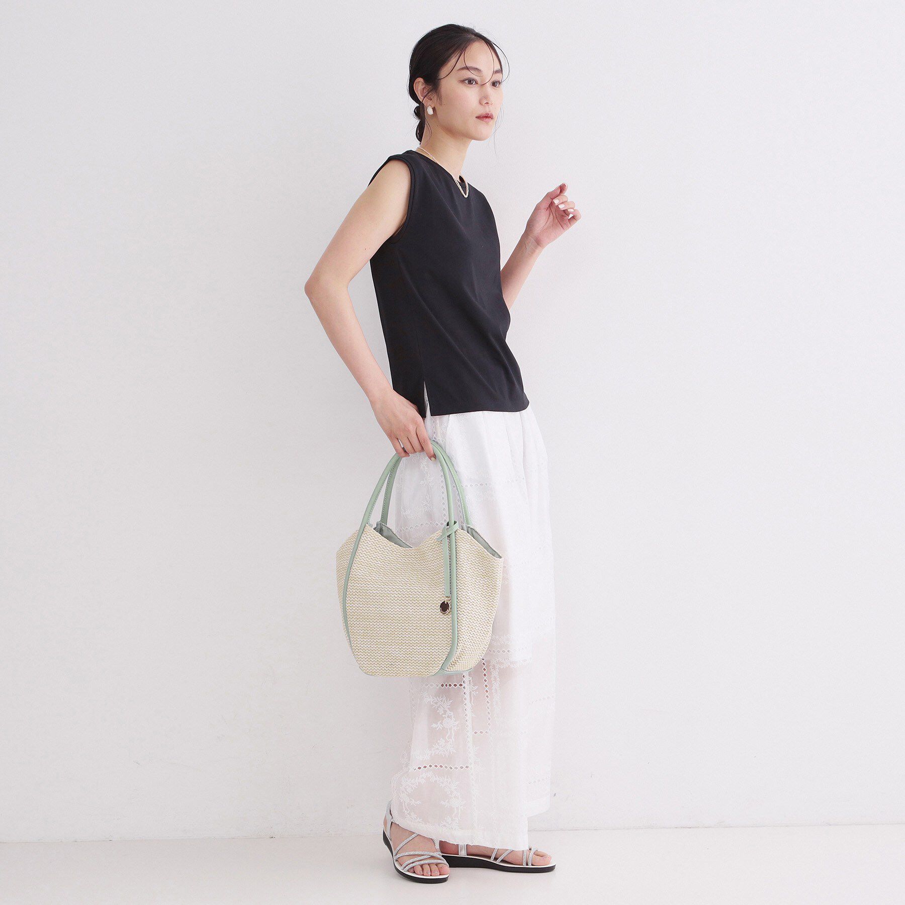 OPAQUE.CLIP「【軽量/A4】PPコンビミドルトート」|トートバッグ|