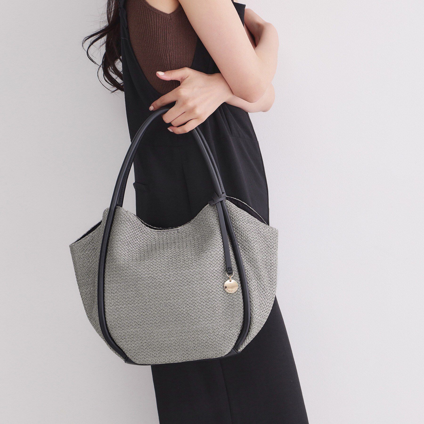 OPAQUE.CLIP「【軽量/A4】PPコンビミドルトート」|トートバッグ|