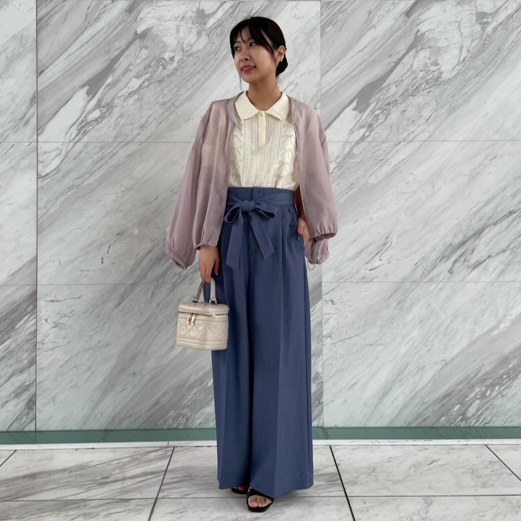 Couture broach「【マシンウォッシャブル・シアー】袖シャーリングシアーブルゾン」|ブルゾン・スタジャン|