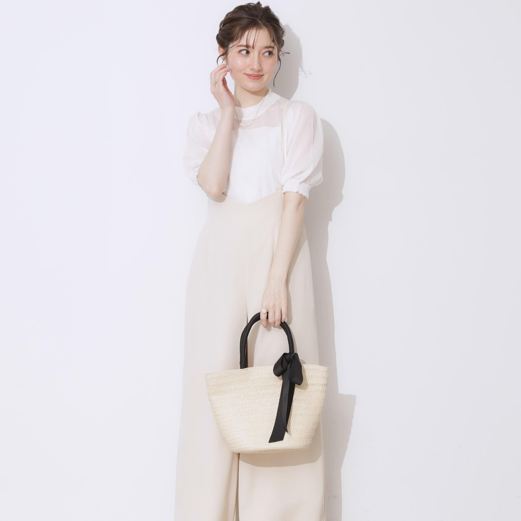 Couture broach「【マシンウォッシャブル・きれいめ】キャミロンパース」|その他|