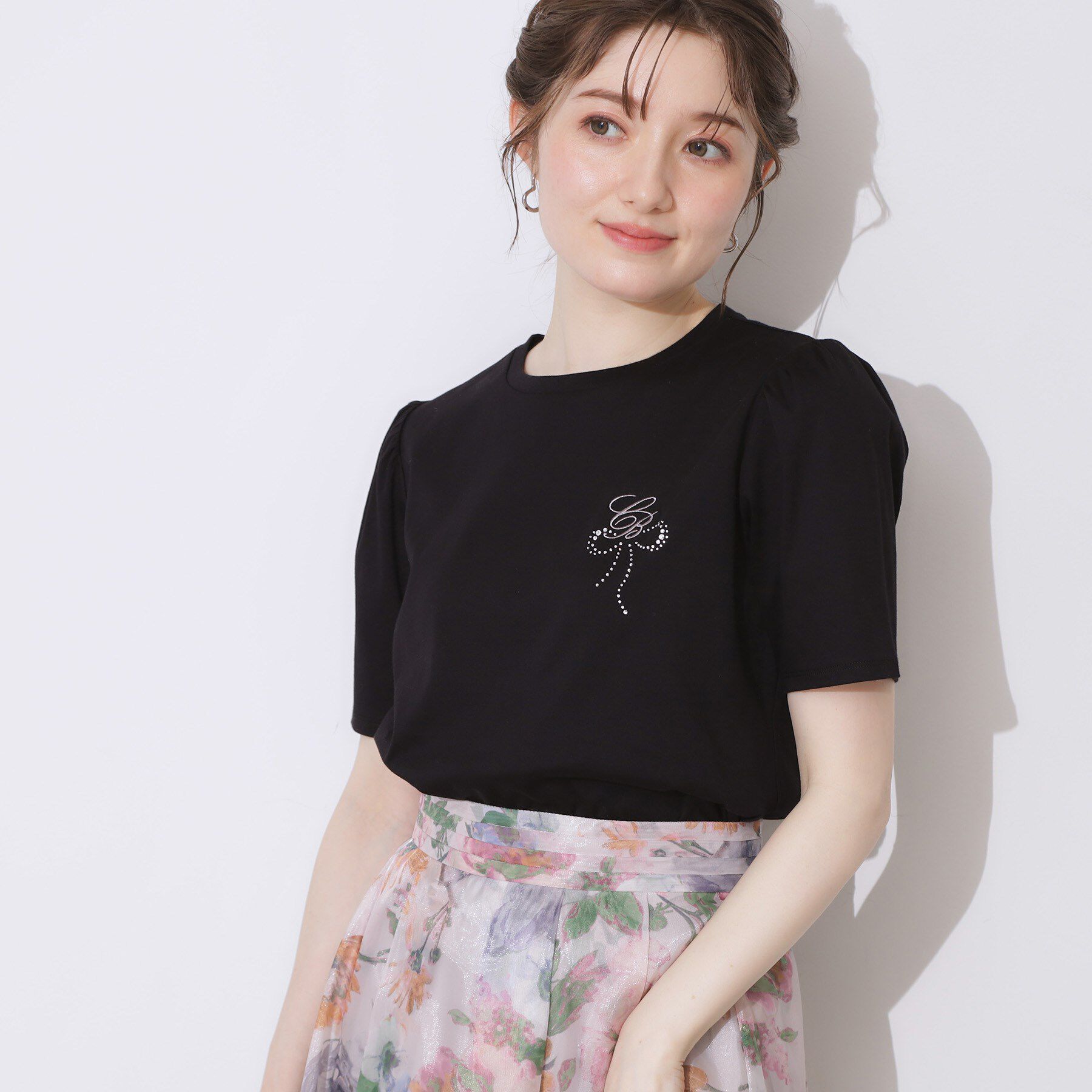 Couture broach「【接触冷感・UV・マシンウォッシャブル】60CBロゴT」|Tシャツ・カットソー|