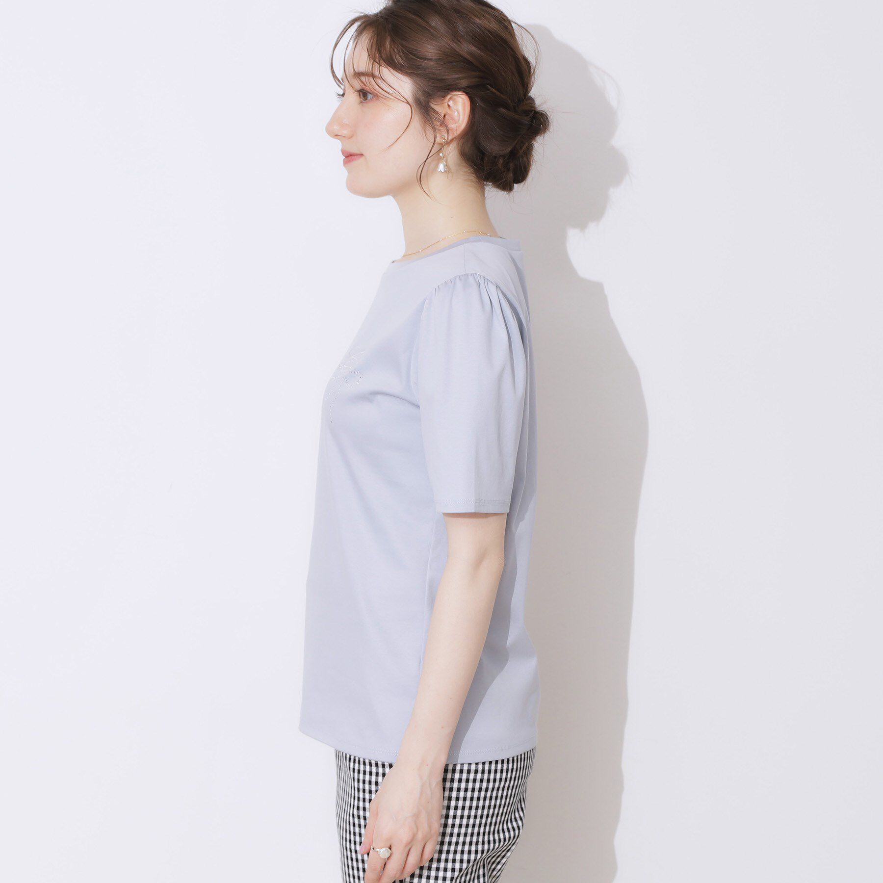 Couture broach「【接触冷感・UV・マシンウォッシャブル】60CBロゴT」|Tシャツ・カットソー|