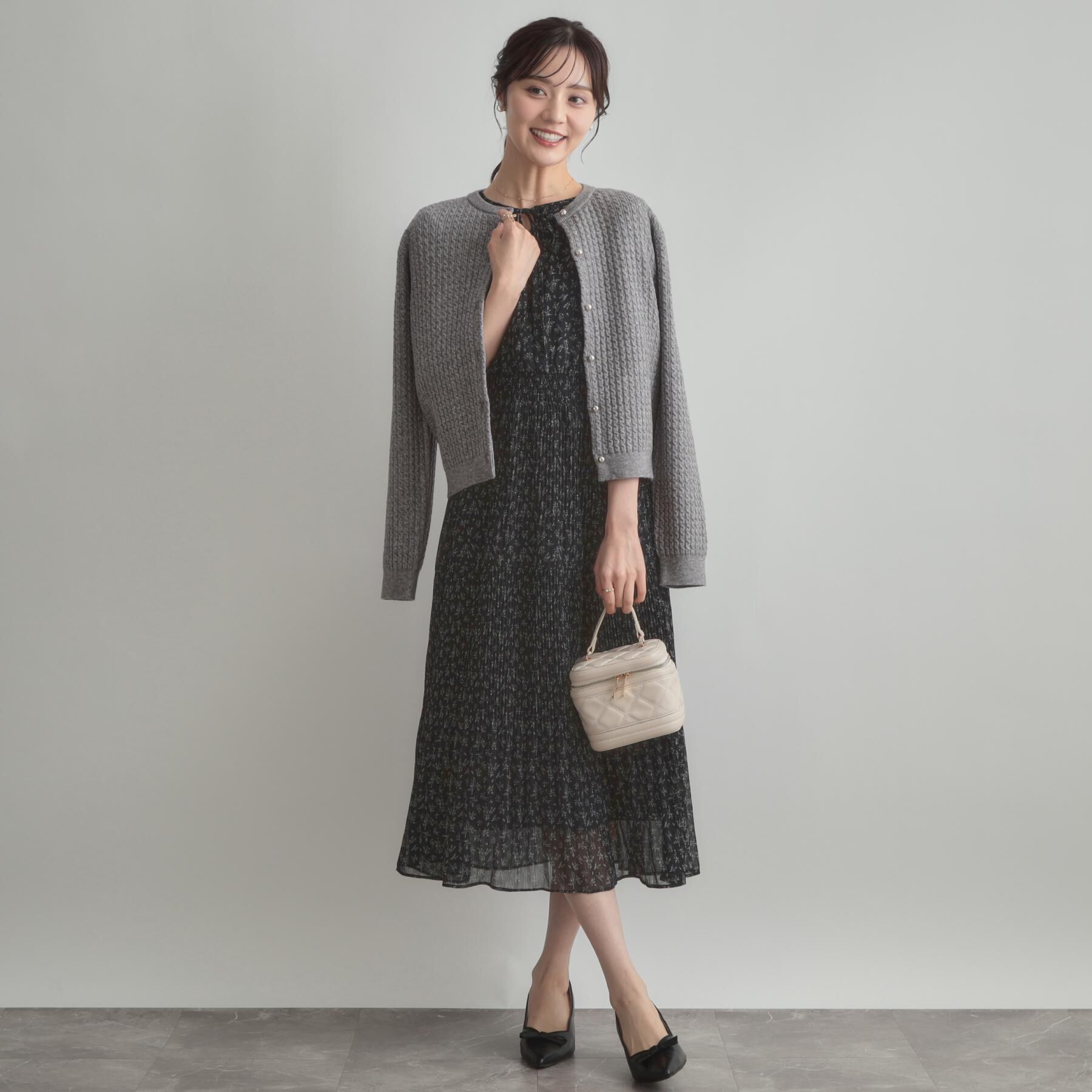 Couture broach「【大人可愛い・きれいめ・通勤】ケーブルカーディガン」|カーディガン|