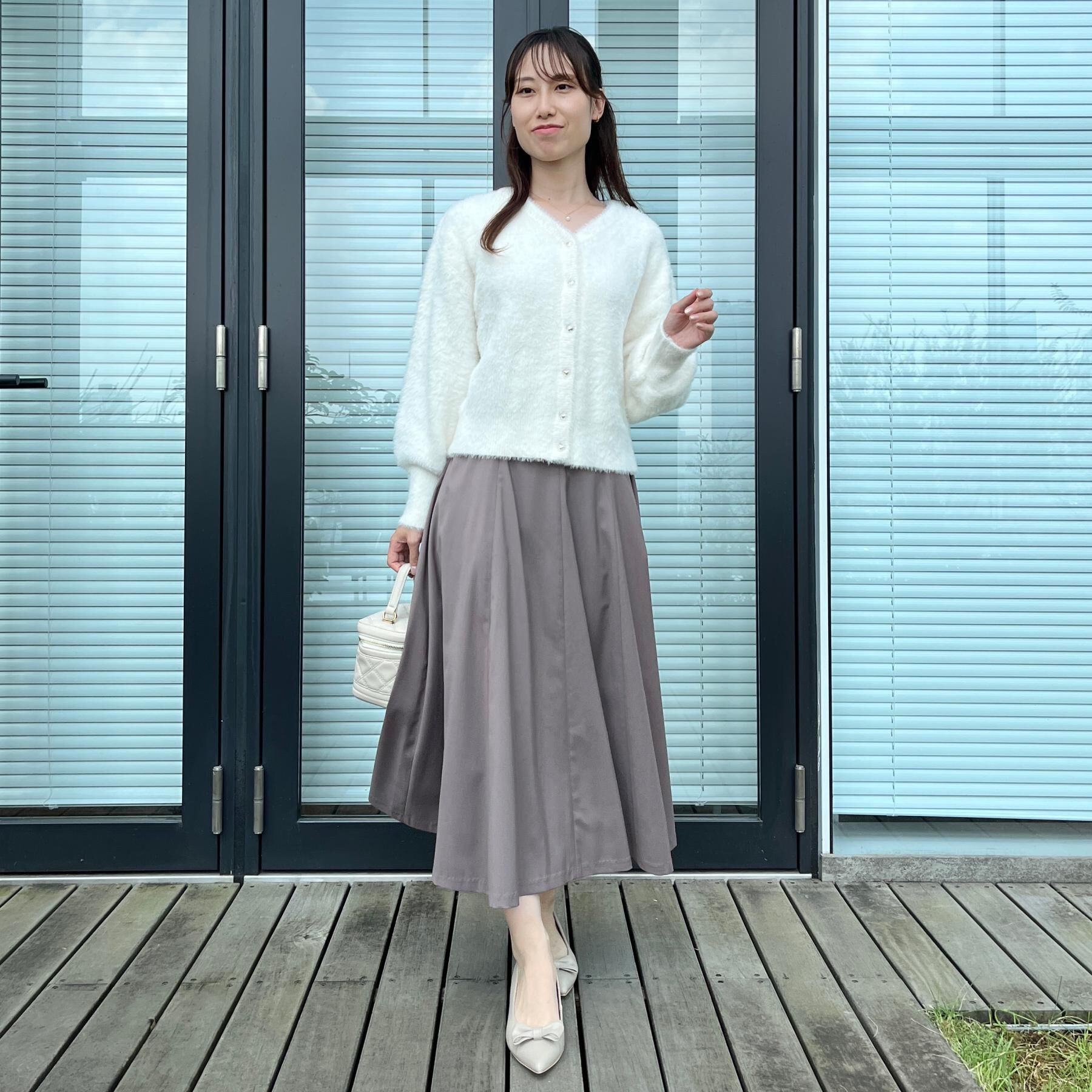 Couture broach「【ふわふわ/前後2WAY】フェザーカーディトップス」|カーディガン|