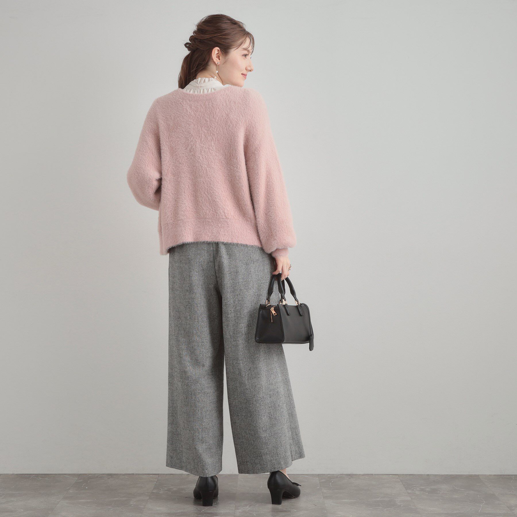 Couture broach「【ふわふわ/前後2WAY】フェザーカーディトップス」|カーディガン|