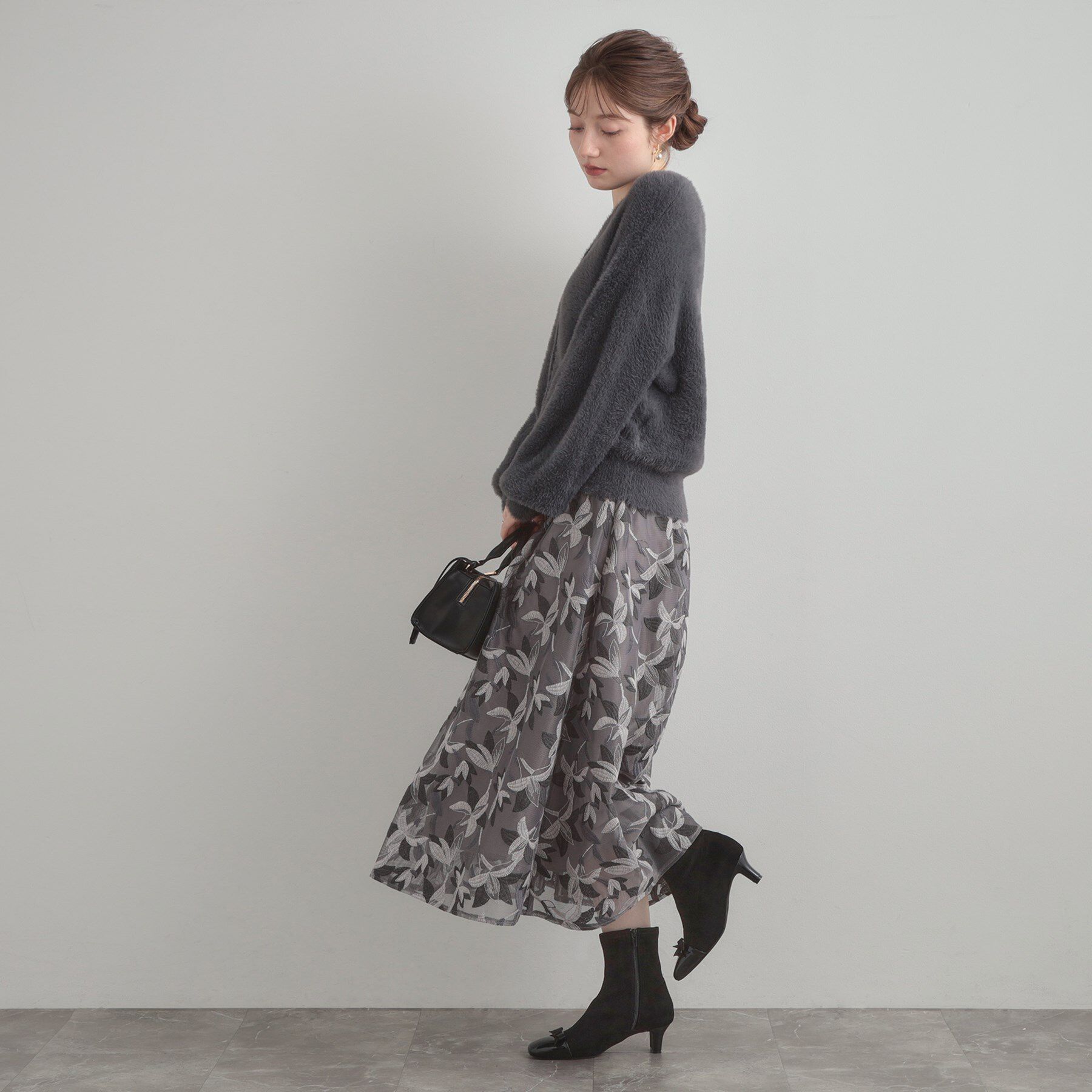 Couture broach「【ふわふわ/前後2WAY】フェザーカーディトップス」|カーディガン|