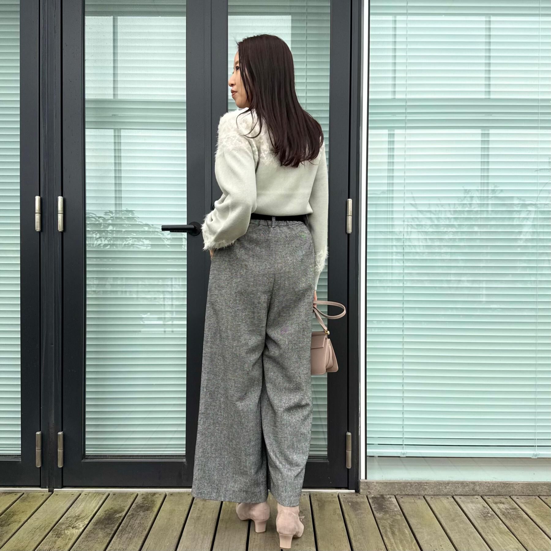 Couture broach「【着映え】求心フェザーニット」|ニット・セーター|