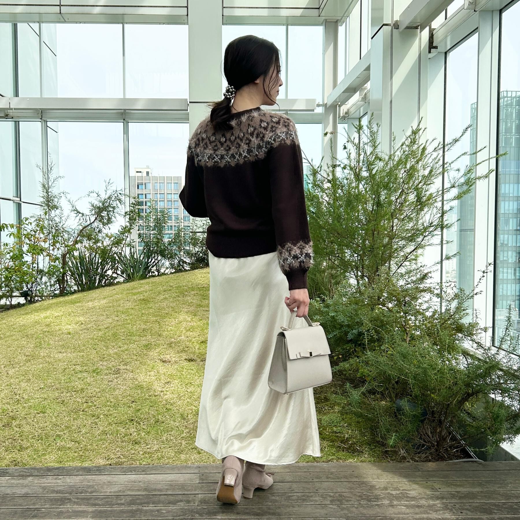 Couture broach「【着映え】求心フェザーニット」|ニット・セーター|