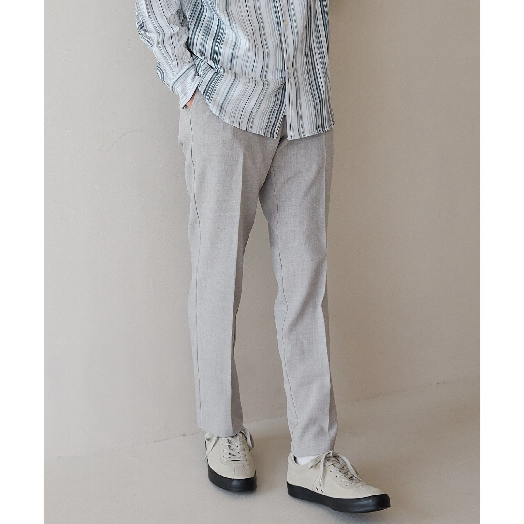 THE SHOP TK「【CAVIAN/キャビアン】リサイクルシャークスキンスラックス セットアップ可」|その他|ライトグレー(011