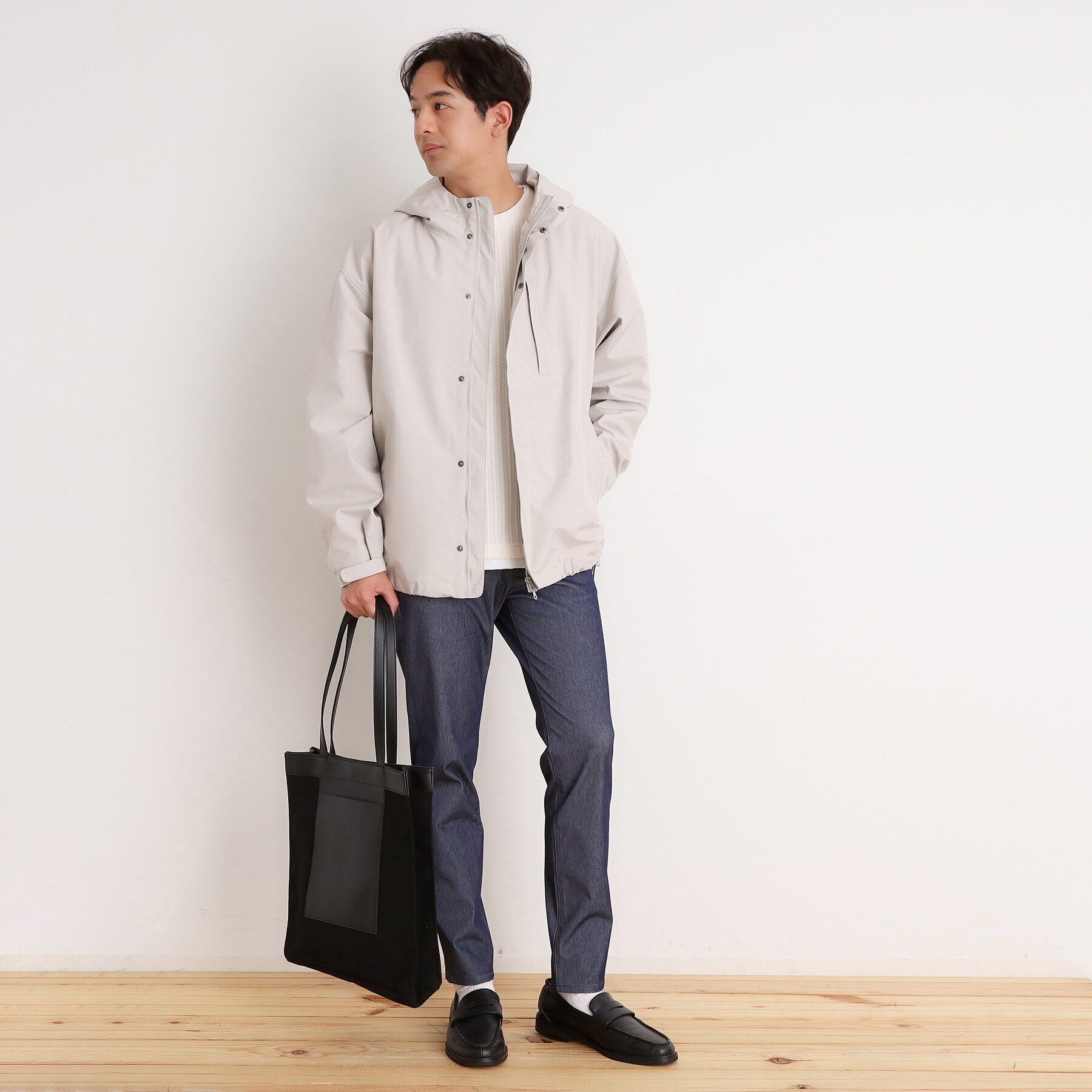 THE SHOP TK「BOUOキャンバススクエアトート」|トートバッグ|