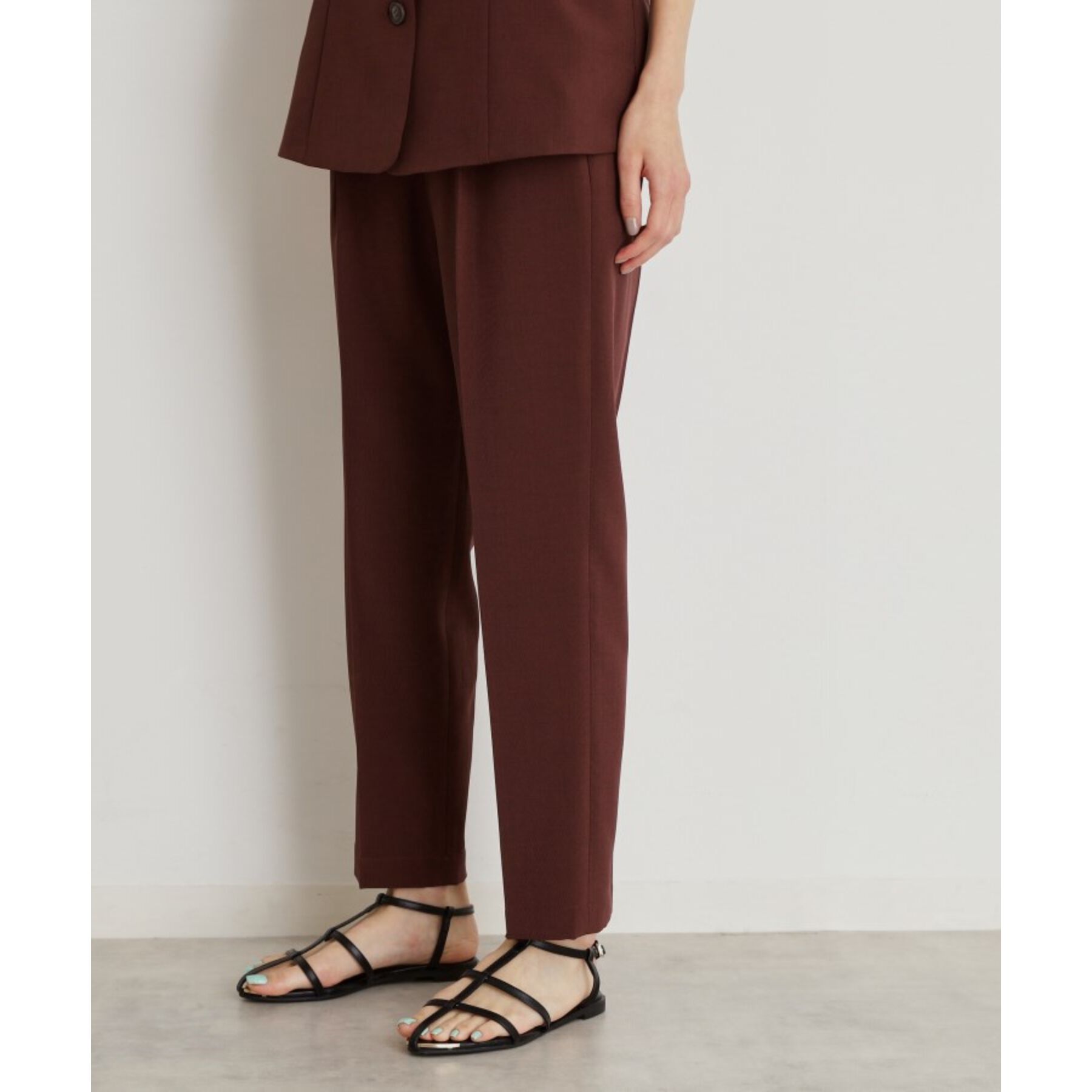 THE SHOP TK「【XS-XLサイズ】麻調テーパードパンツ/洗濯機OK/from the VOICE」|その他|